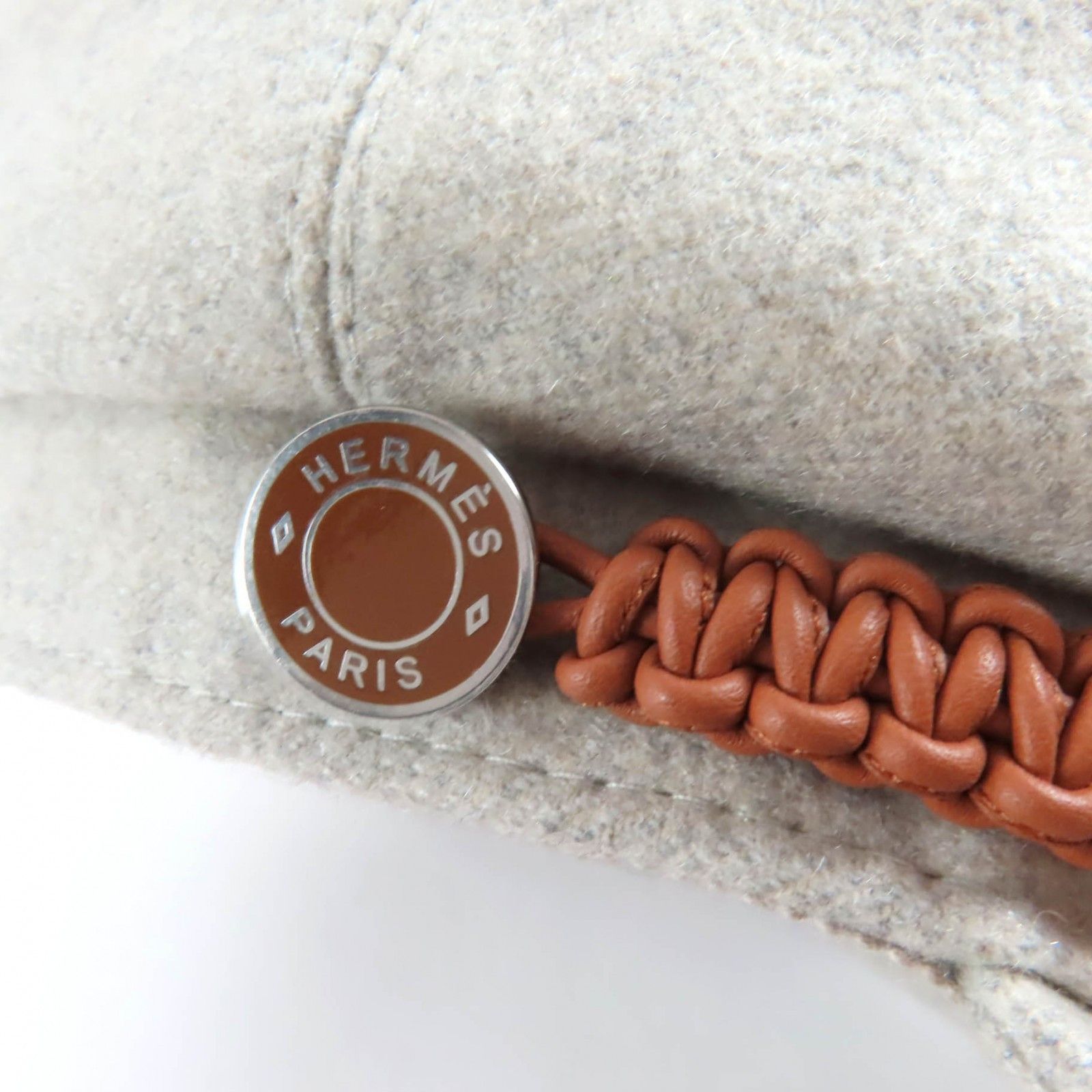 Hermes Hermes Hermès Casquette Deauville Serie Metal Cashmere Cap 57 Textile Hats DUTY FREE for USA Size ONE SIZE - 8 Thumbnail