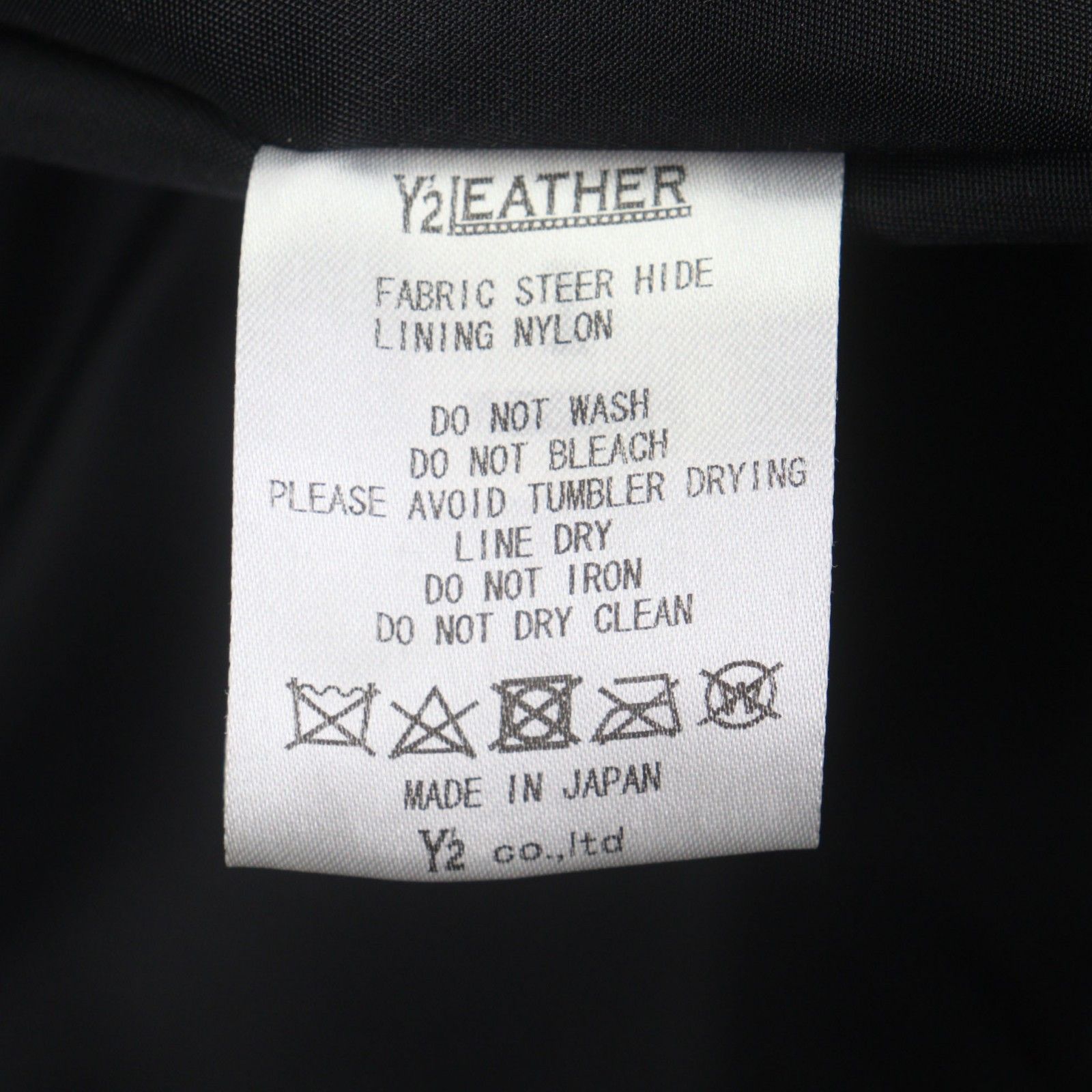 Other Other Y'2 LEATHER Double Steer Oil Cowhide Jacket Leather Outerwear SR-39 DUTY FREE for USA Size ONE SIZE - 10 Thumbnail