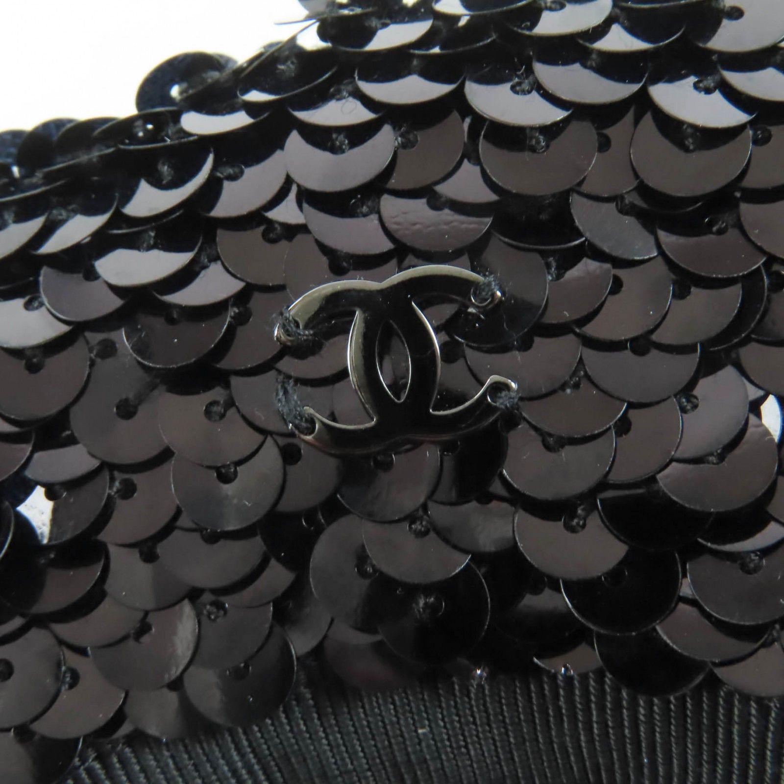 Chanel Chanel CHANEL COCO Mark Silk Lining Beret Textile Hats DUTY FREE for USA Size ONE SIZE - 7 Thumbnail