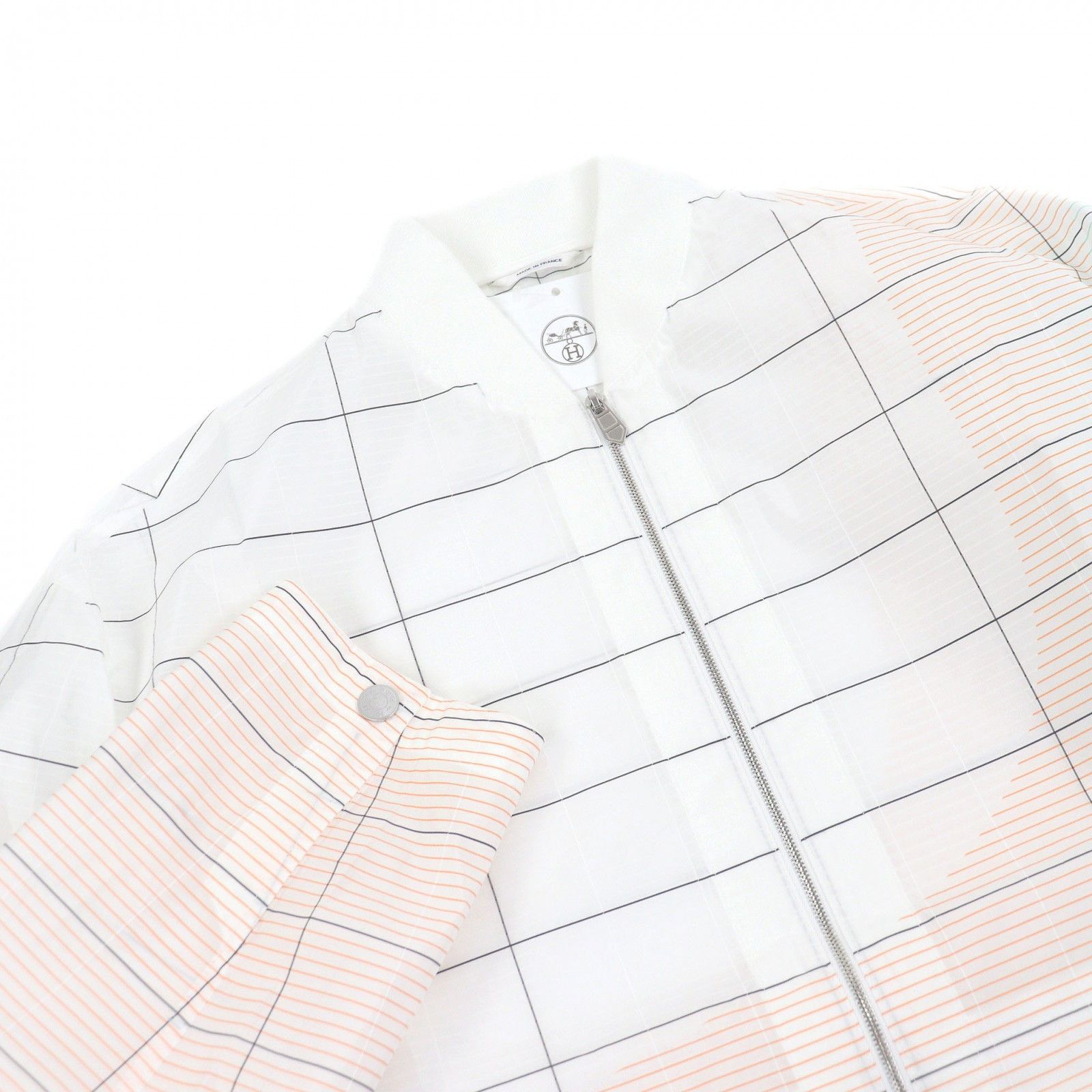 Hermes Hermes Hermès50 Polyester Cotton Nylon Elastane Jacket Textile Outerwear DUTY FREE for USA Size ONE SIZE - 2 Thumbnail