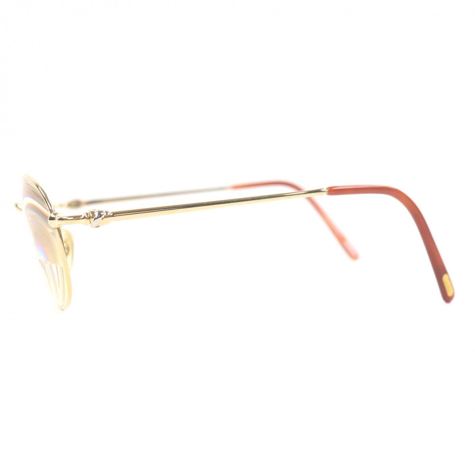 Cartier Cartier Cartier Trinity Glasses Metal Glasses DUTY FREE for USA Size ONE SIZE - 3 Thumbnail