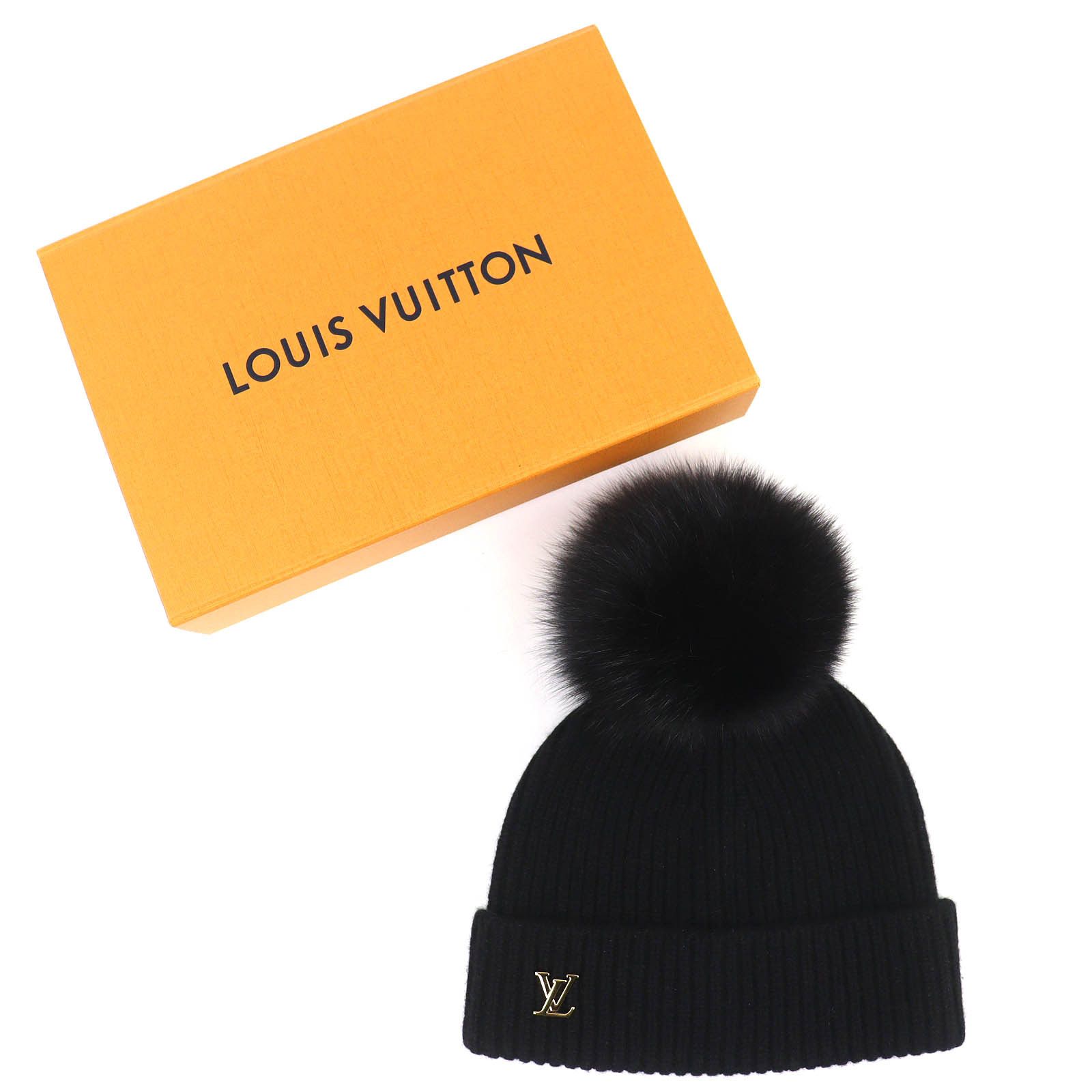 Louis Vuitton Louis Vuitton Louis Vuitton LV Cold Spark Cashmere Beanie Textile Hats DUTY FREE for USA Size ONE SIZE - 2 Thumbnail