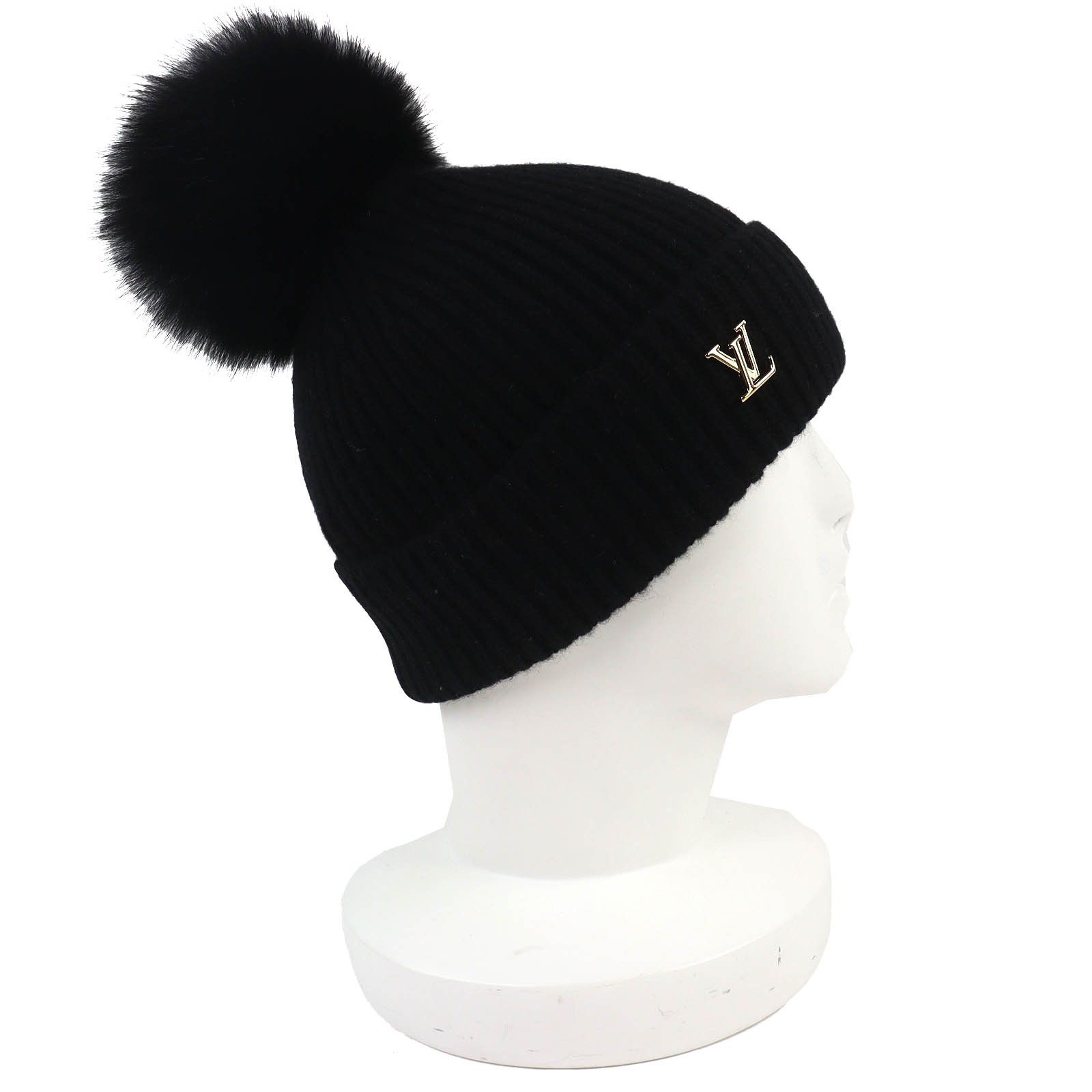 Louis Vuitton Louis Vuitton Louis Vuitton LV Cold Spark Cashmere Beanie Textile Hats DUTY FREE for USA Size ONE SIZE - 3 Thumbnail