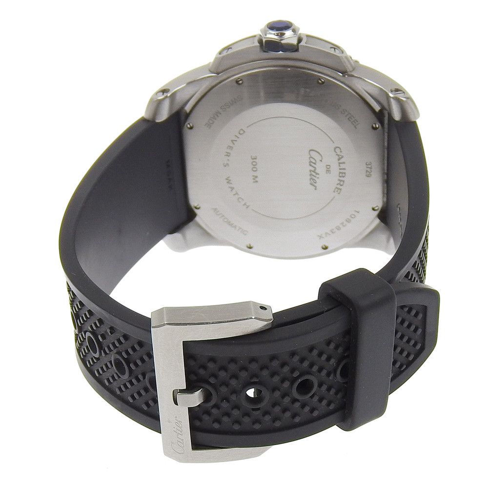 Cartier Cartier Cartier Calibre de Cartier Diver Stainless Steel Watch Metal Automatic W7100056 DUTY FREE for USA Size ONE SIZE - 5 Thumbnail