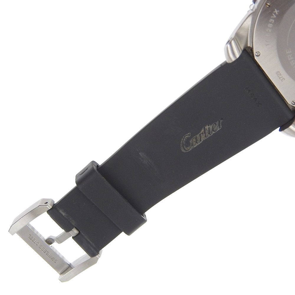 Cartier Cartier Cartier Calibre de Cartier Diver Stainless Steel Watch Metal Automatic W7100056 DUTY FREE for USA Size ONE SIZE - 7 Thumbnail