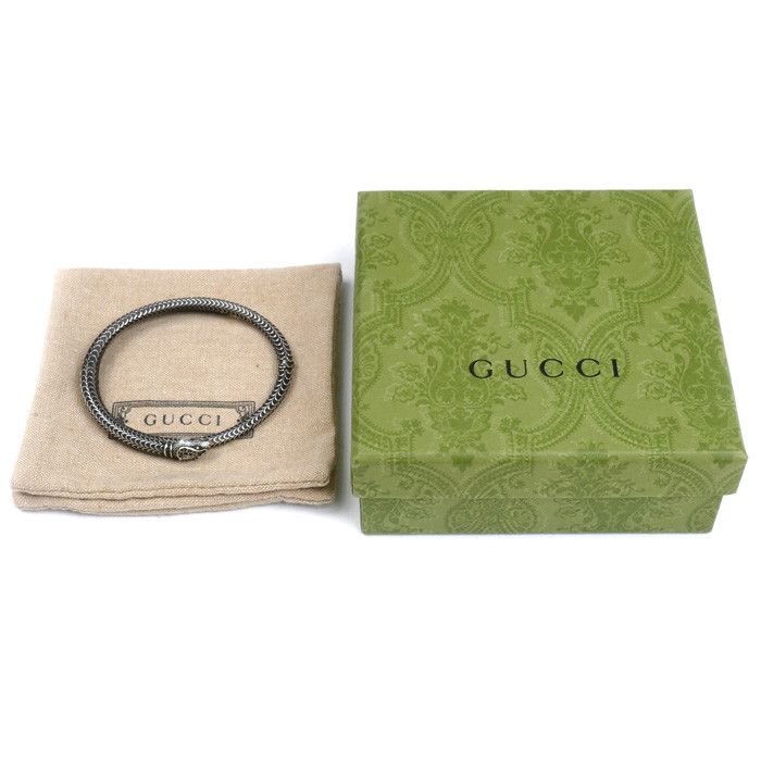 Gucci Gucci Gucci Snake Ag925 Bangle Precious Metal Bangle DUTY FREE for USA Size ONE SIZE - 5 Thumbnail