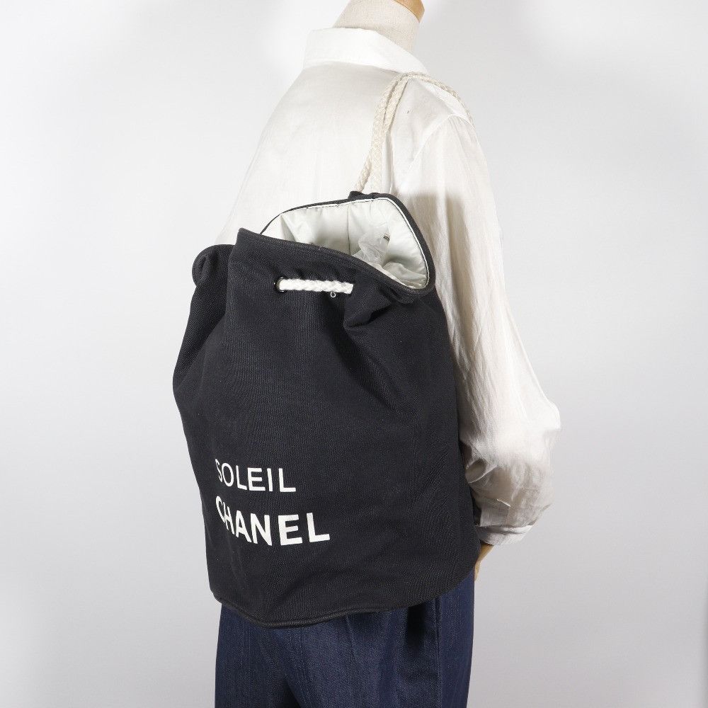 Chanel Chanel Chanel Mini Pool Bag Cotton Shoulder Bag Textile Shoulder Bag DUTY FREE for USA Size ONE SIZE - 16 Thumbnail
