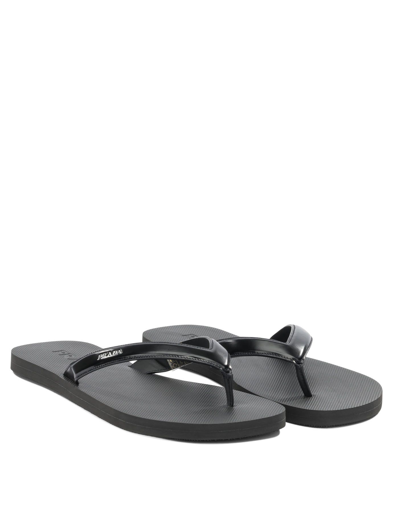 Prada Prada Low Leather Sandals UK 10 Men - USA Duties Paid Size US 11 / EU 44 - 2 Thumbnail
