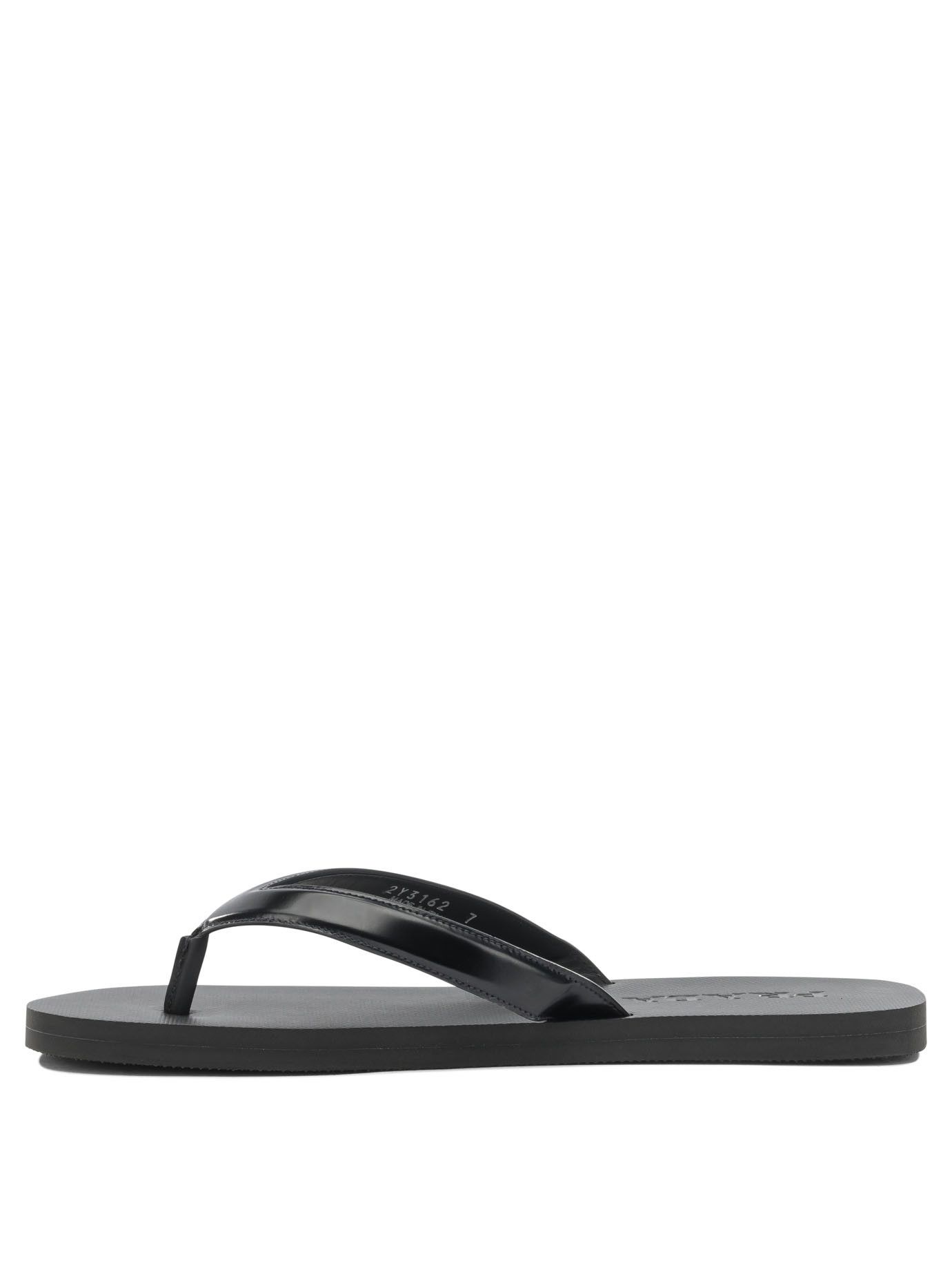 Prada Prada Low Leather Sandals UK 9 Men - USA Duties Paid Size US 10 / EU 43 - 3 Thumbnail