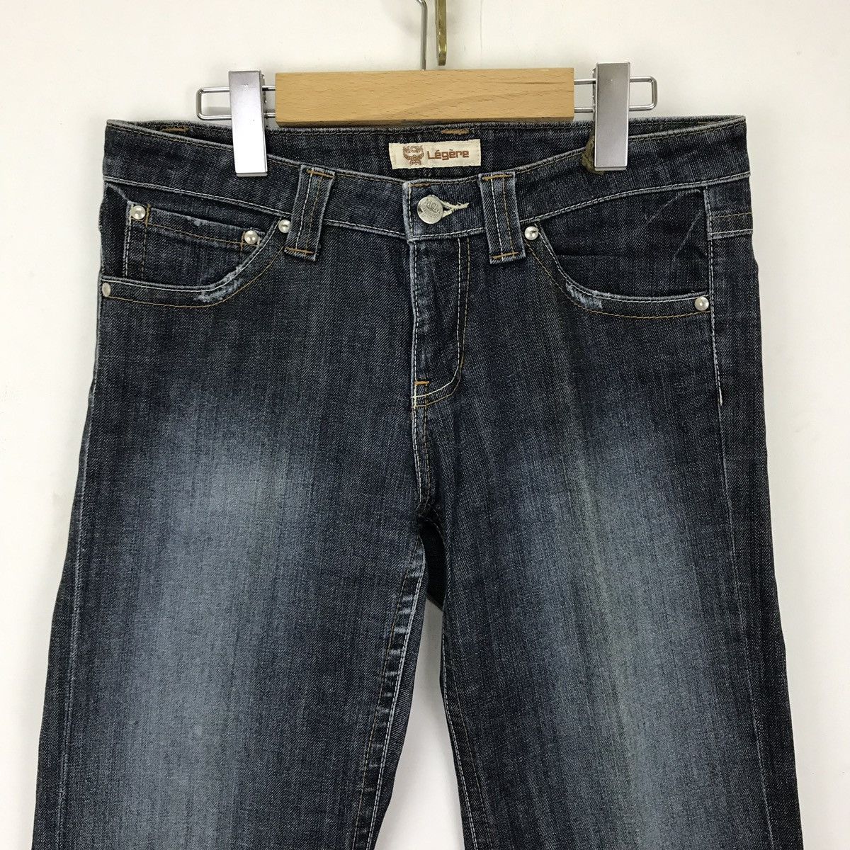 MCM MCM jeans Distressed pocket straight cut design Size US 30 / EU 46 - 3 Thumbnail
