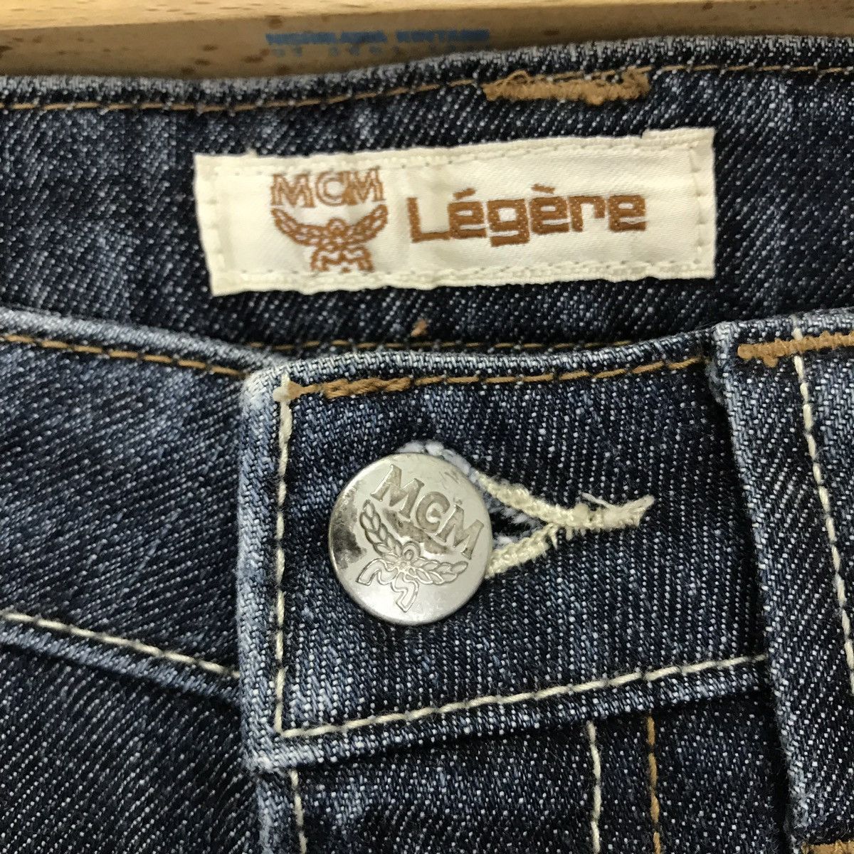 MCM MCM jeans Distressed pocket straight cut design Size US 30 / EU 46 - 9 Thumbnail