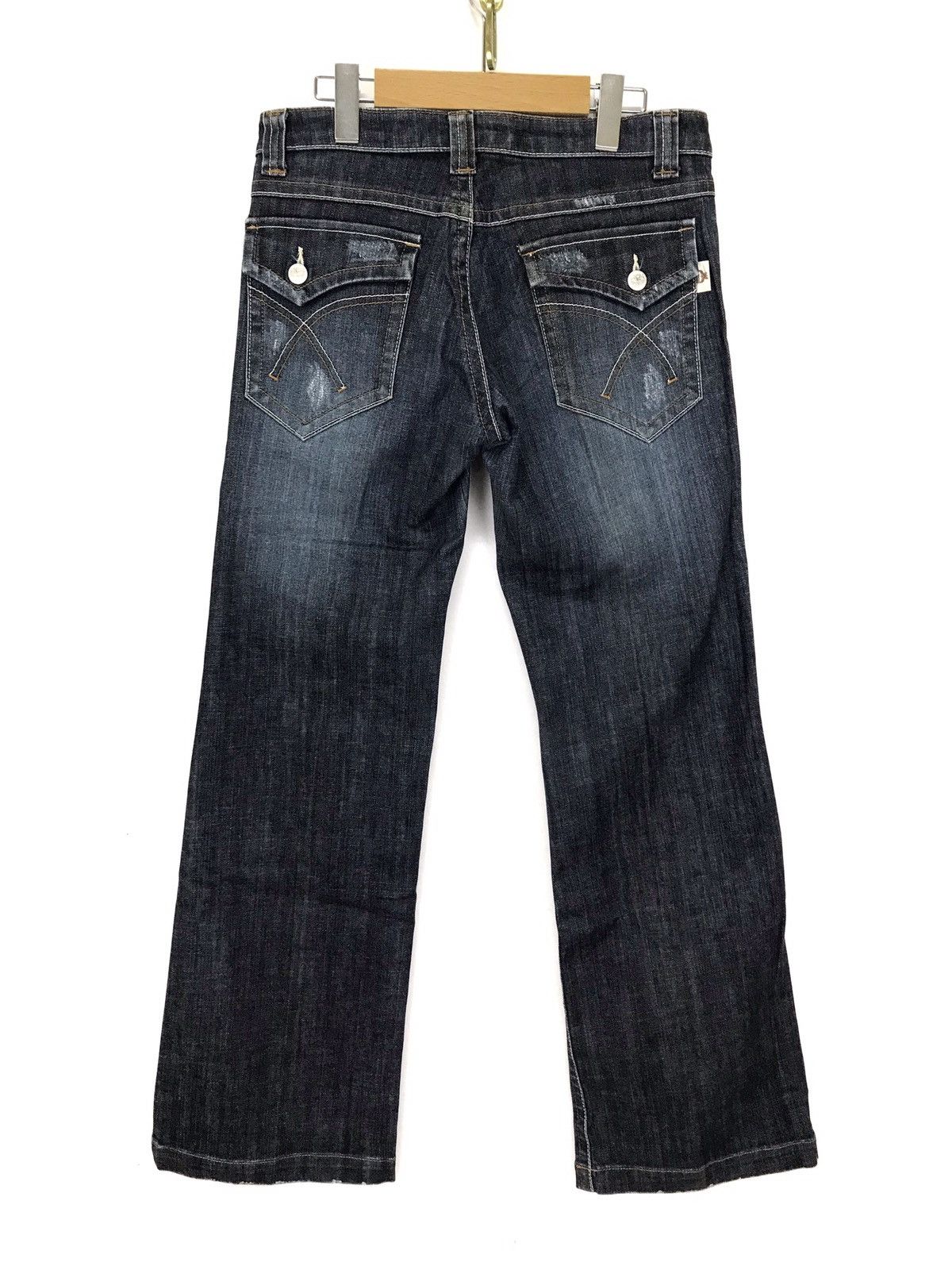 MCM MCM jeans Distressed pocket straight cut design Size US 30 / EU 46 - 2 Thumbnail