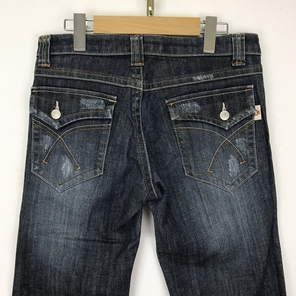 MCM MCM jeans Distressed pocket straight cut design Size US 30 / EU 46 - 5 Thumbnail