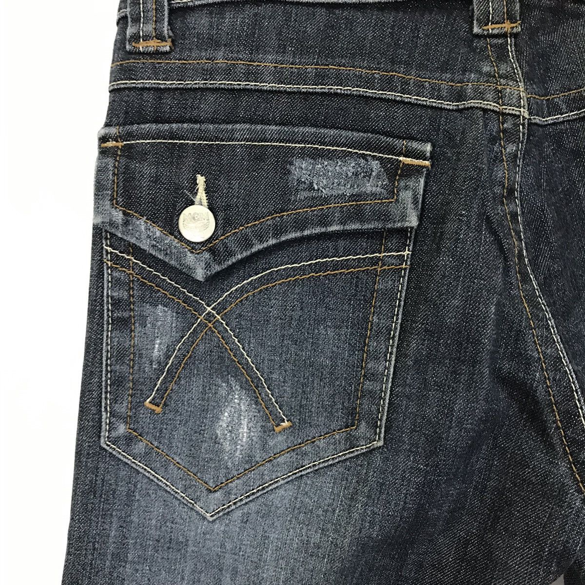 MCM MCM jeans Distressed pocket straight cut design Size US 30 / EU 46 - 7 Thumbnail