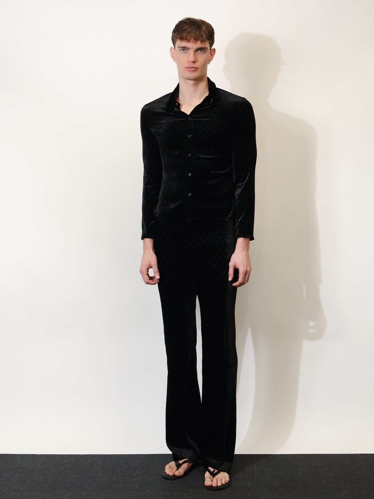 Gucci Gucci Stretch GG dévoré velvet shirt Tag Size IT 44 Men - USA Tariffs Included Size US XS / EU 42 / 0 - 2 Thumbnail