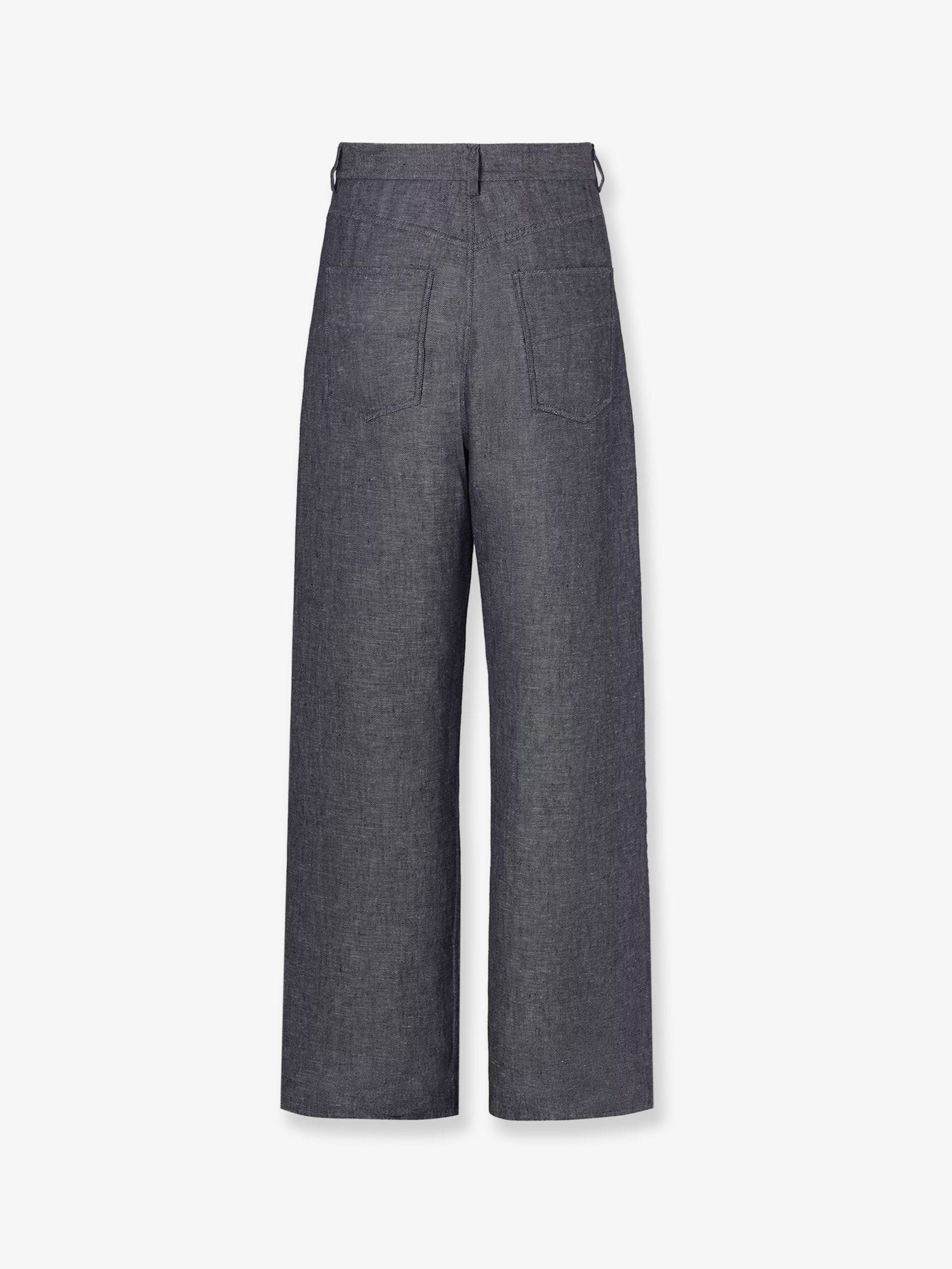 Fendi Fendi Relaxed linen, cotton and silk jeans Tag Size 30 Men - USA Tariffs Included Size US 30 / EU 46 - 2 Thumbnail