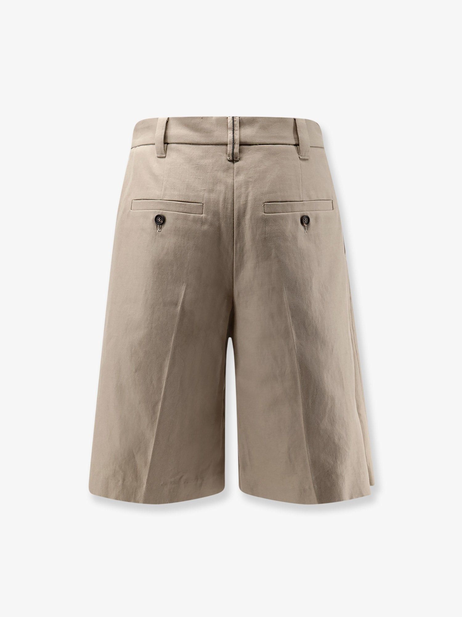 Brunello Cucinelli Brunello Cucinelli Cotton and linen shorts Tag Size IT 42 Women - USA Tariffs Included Size 28" / US 6 / IT 42 - 2 Thumbnail