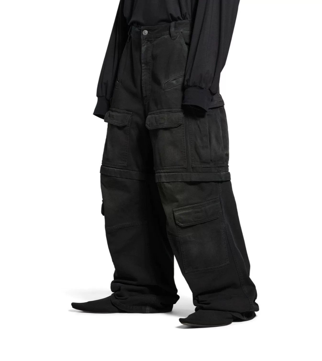 Balenciaga Balenciaga 25 Loose Cargo Denim Pants Size US 30 / EU 46 - 9 Thumbnail