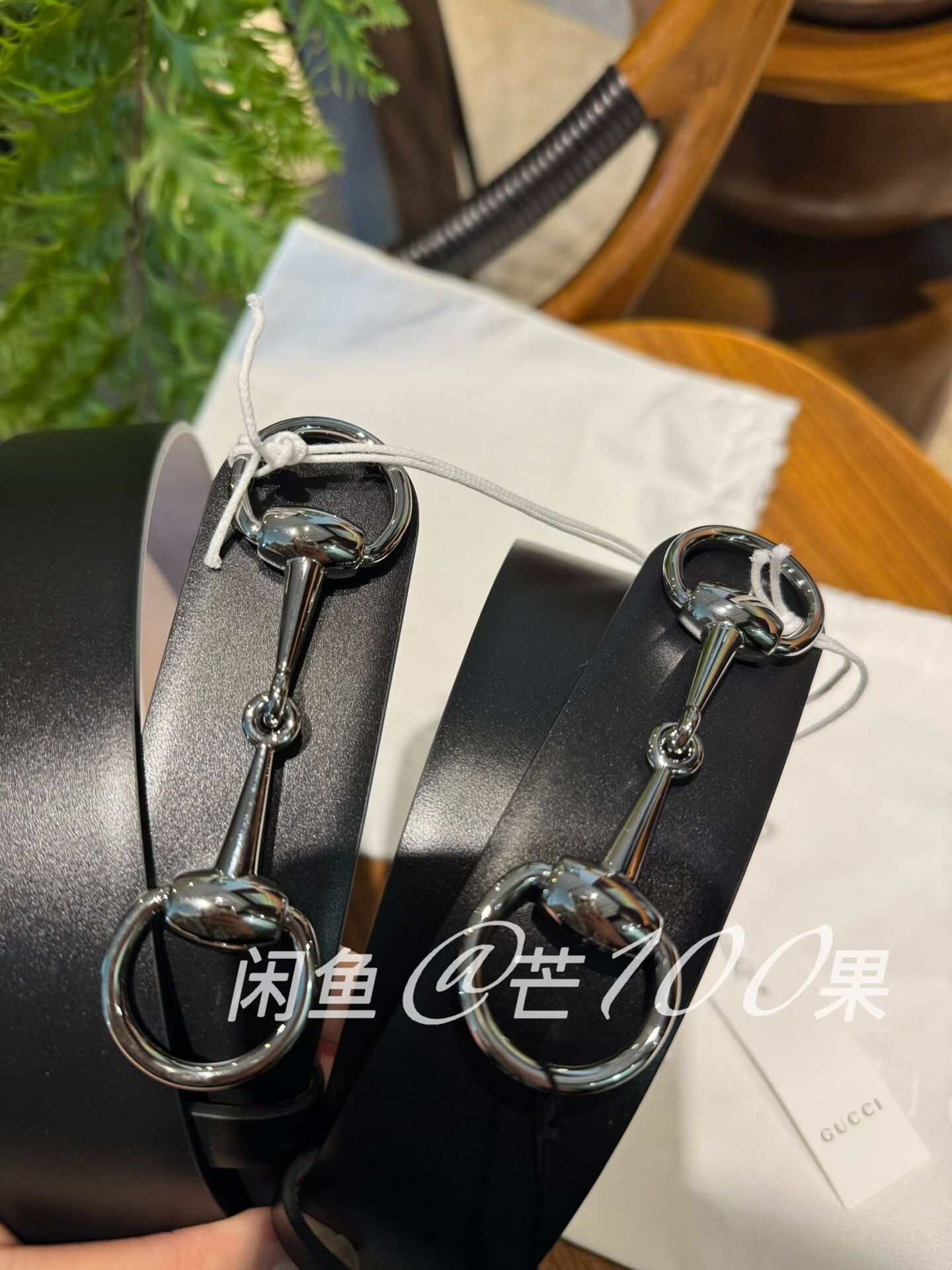 Gucci Gucci Silver Buckle Horsebit Belt Size ONE SIZE - 2 Thumbnail