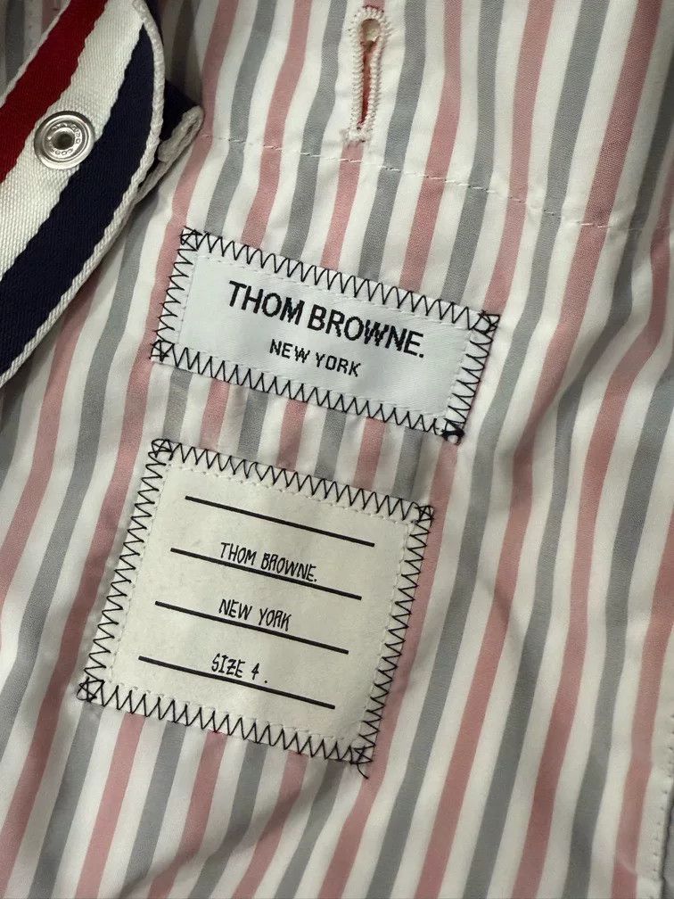 Thom Browne Thom Browne Stripe Sleeve Down Jacket Size US XL / EU 56 / 4 - 3 Thumbnail