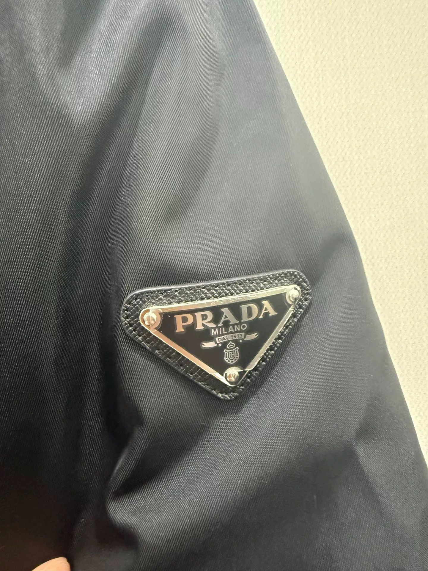 Prada Prada Triangle Logo Cotton Coat Size US L / EU 52-54 / 3 - 6 Thumbnail