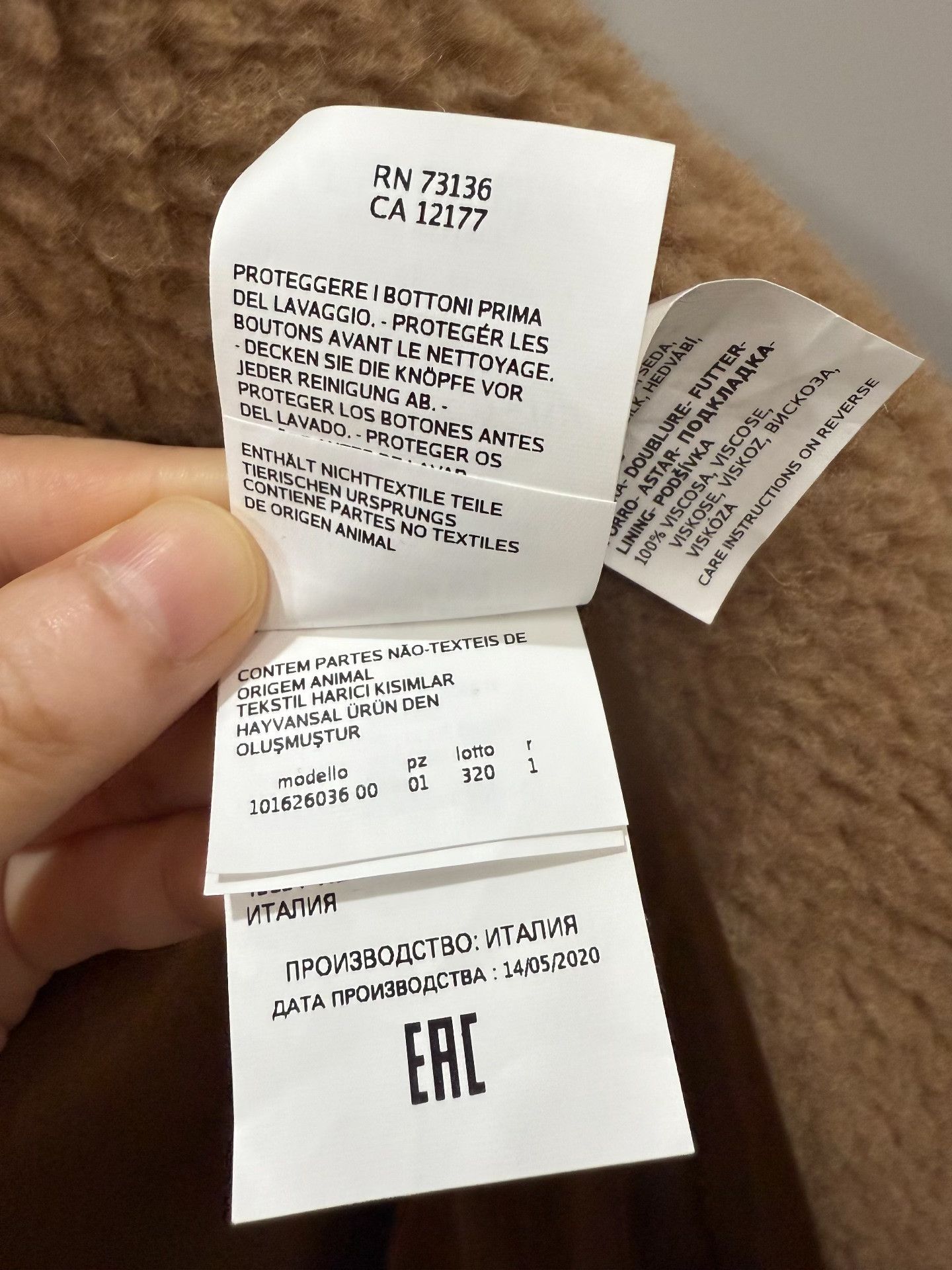 Max Mara MaxMara Teddy Coat Size 34 Size XXS / US 00 / IT 34 - 4 Thumbnail