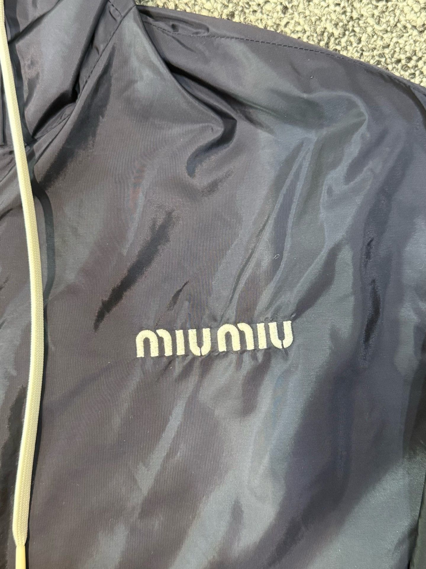 Miu Miu Miu Miu Women's Zip Hooded Coat Size XS / US 0-2 / IT 36-38 - 3 Thumbnail