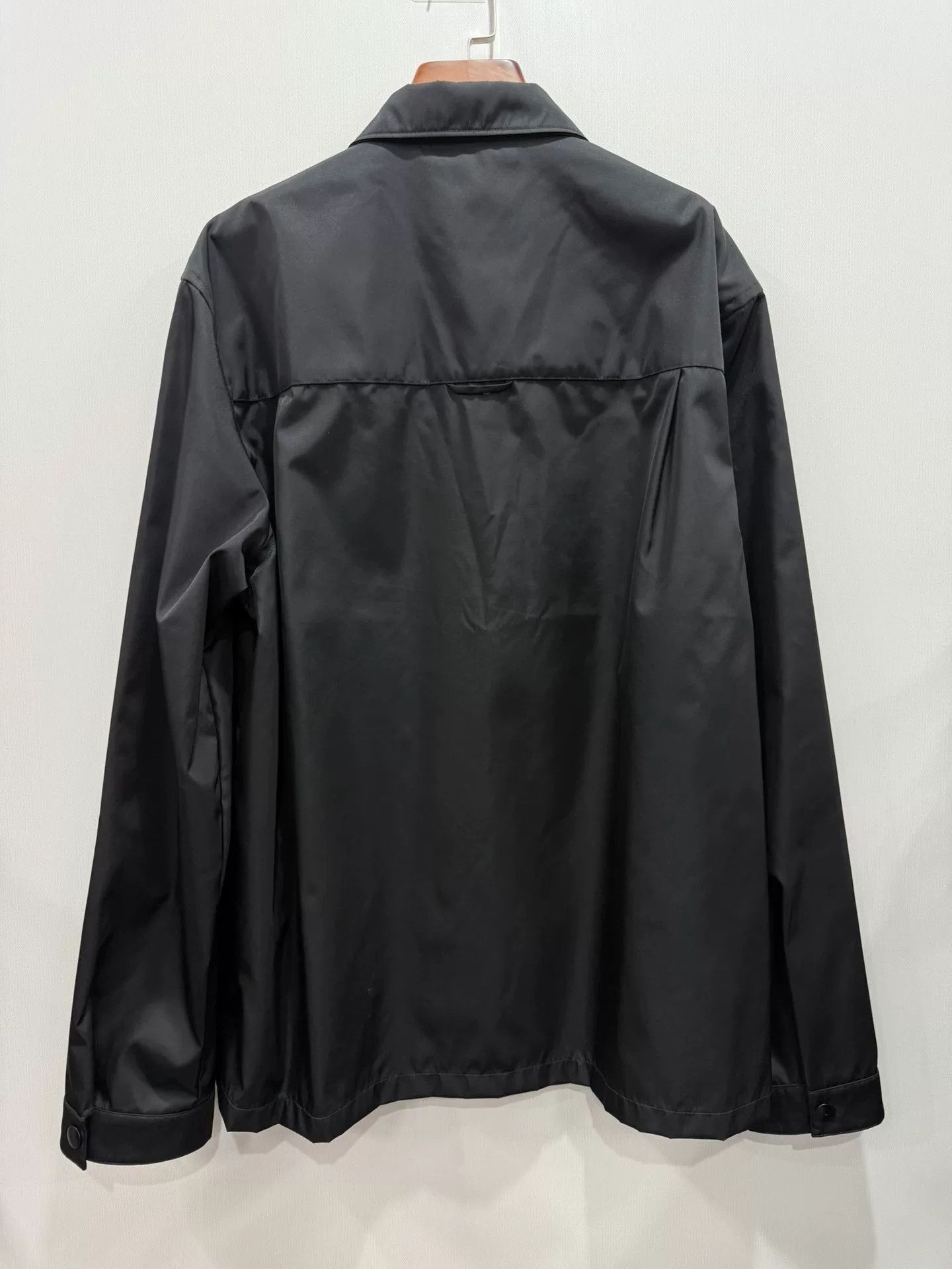 Prada Prada Black Triangle Logo Jacket L Size US L / EU 52-54 / 3 - 2 Thumbnail