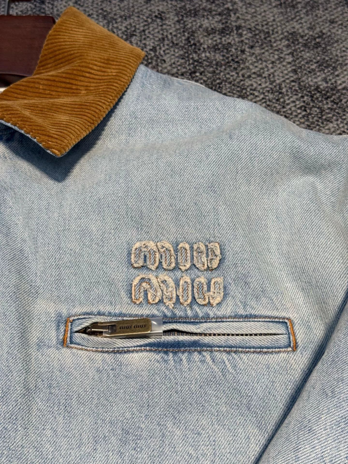 Miu Miu Miu Miu Denim Thick Coat Size XS / US 0-2 / IT 36-38 - 9 Thumbnail