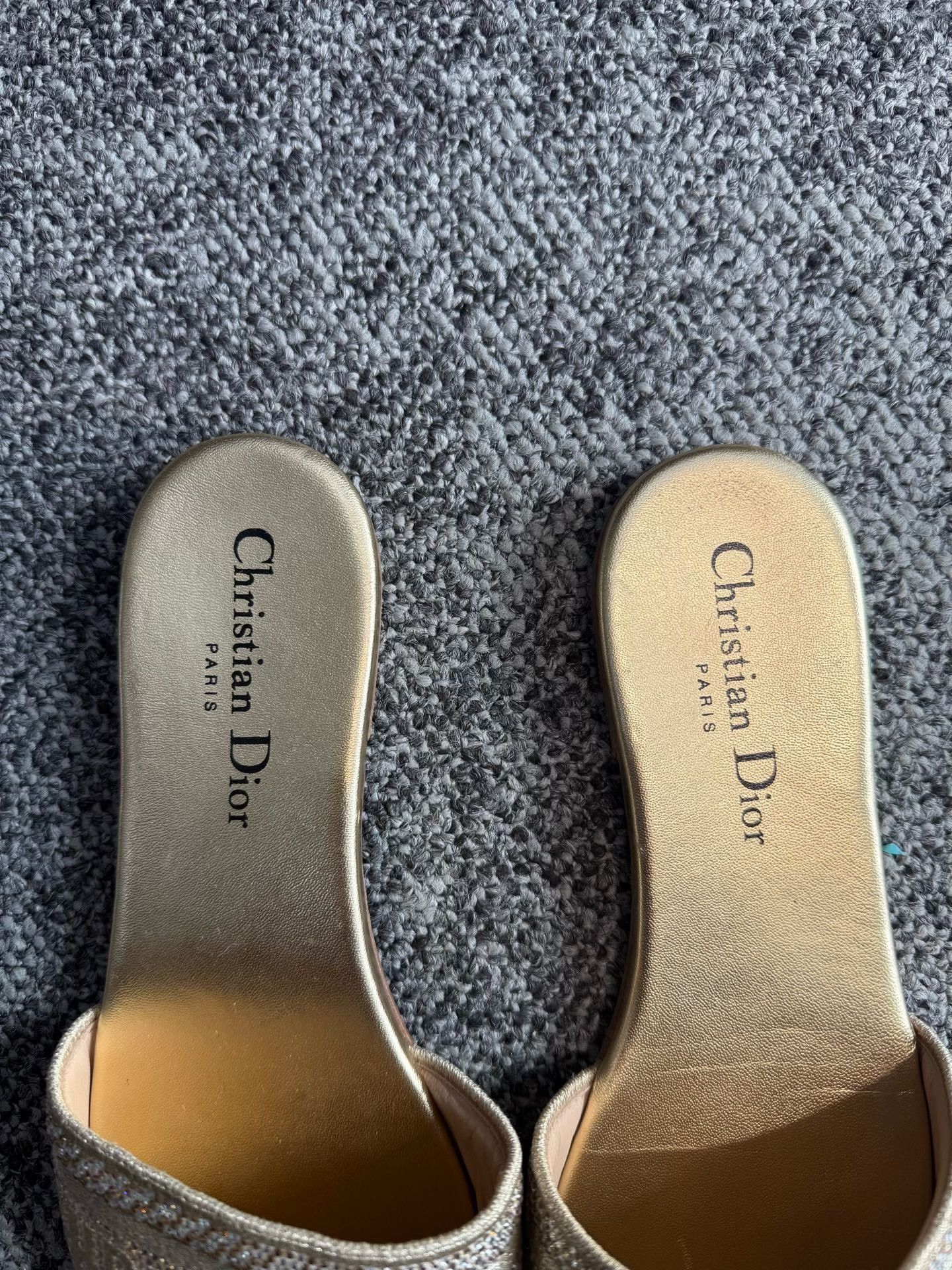 Dior Dior Dioriviera Dway Cotton Sandals Size US 5 / IT 35 - 2 Thumbnail