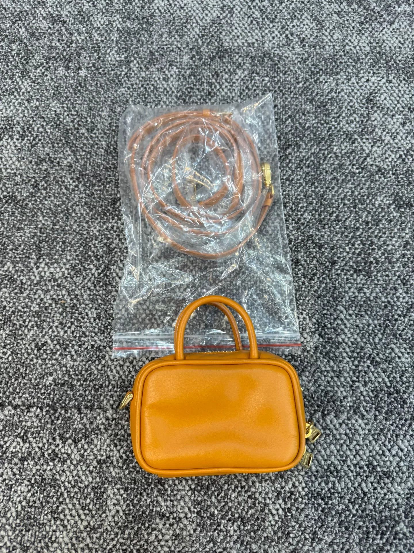 Miu Miu Miumiu Yellow Leather Mini Crossbody Bag Size ONE SIZE - 2 Thumbnail