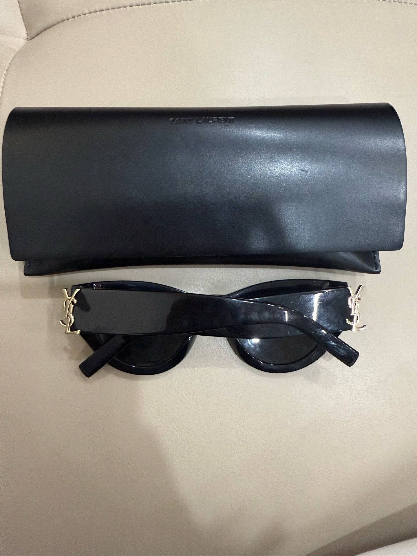 Yves Saint Laurent YSL M94 Black Cat Eye Sunglasses Size ONE SIZE - 2 Thumbnail