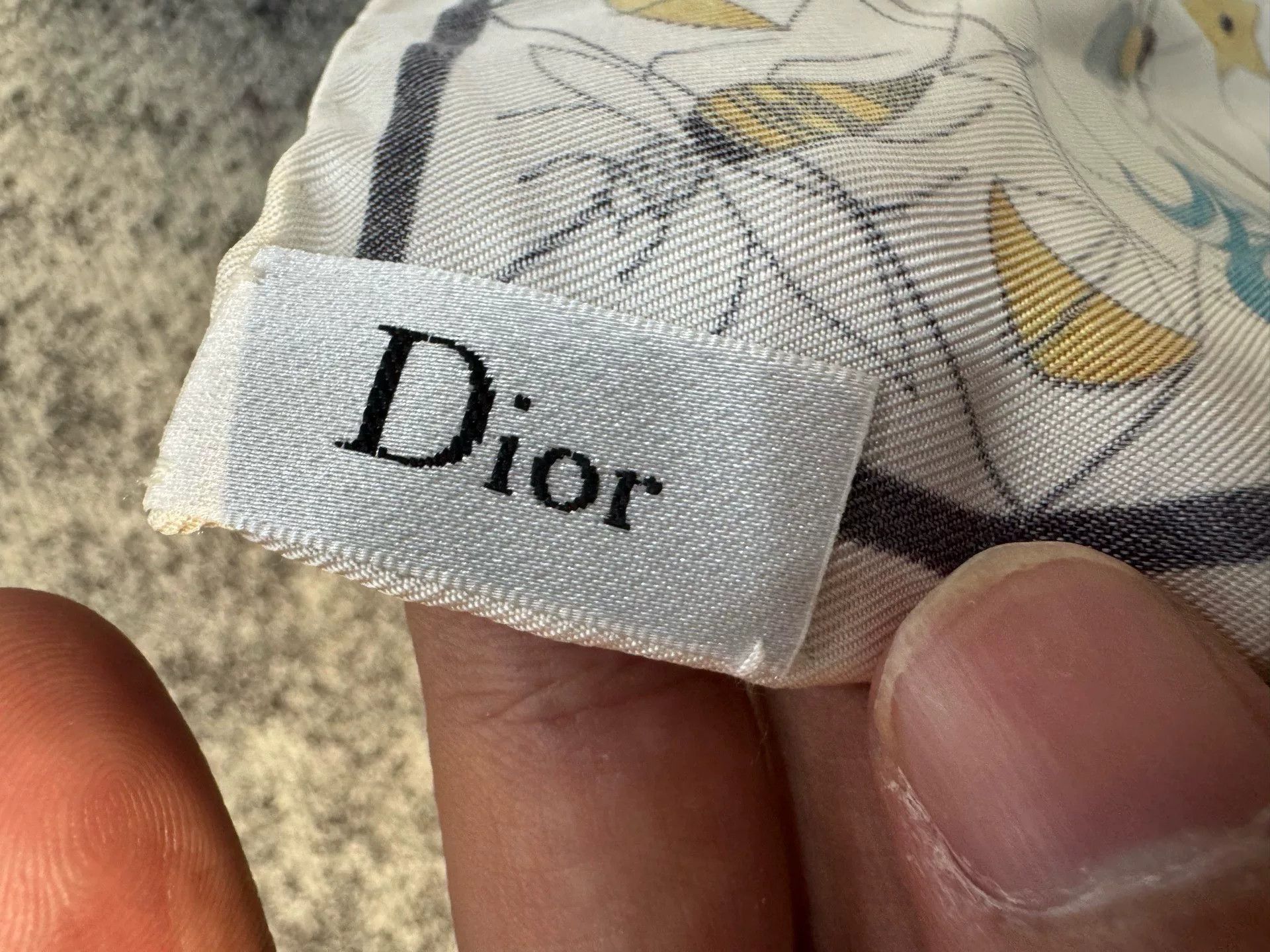 Dior Dior Silk Scarf Size ONE SIZE - 2 Thumbnail