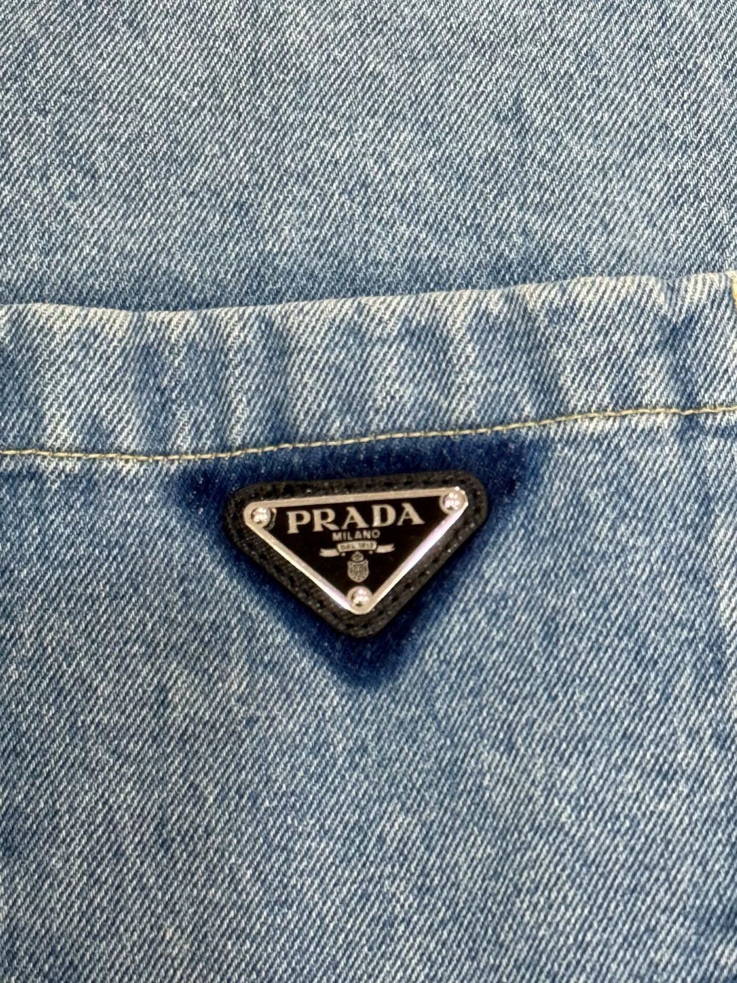 Prada Prada Denim Jacket L Made in Italy Size US L / EU 52-54 / 3 - 2 Thumbnail