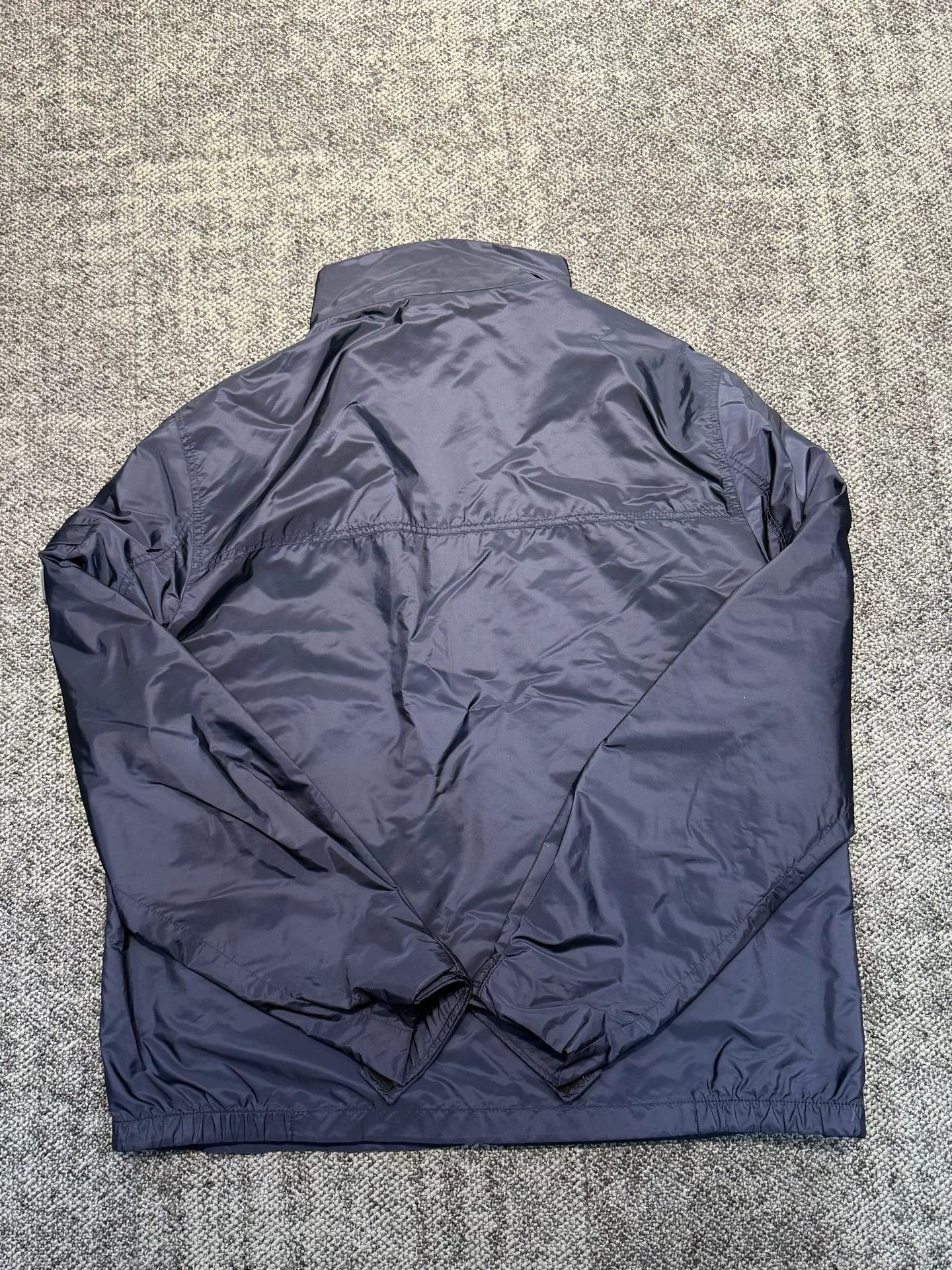 Prada Prada Dark Blue Triangle Logo Jacket Size US S / EU 44-46 / 1 - 3 Thumbnail