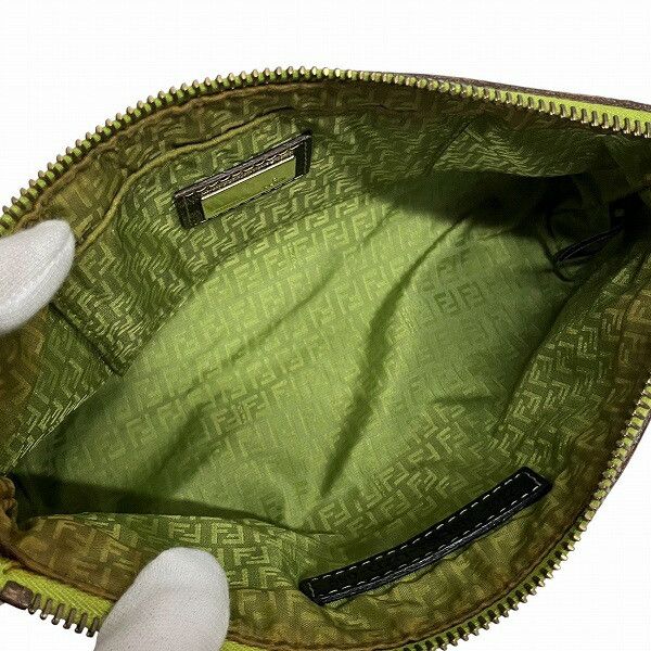 Fendi Fendi Zucca Coated Canvas Handbag Textile Handbag 8BR592 DUTY FREE for USA