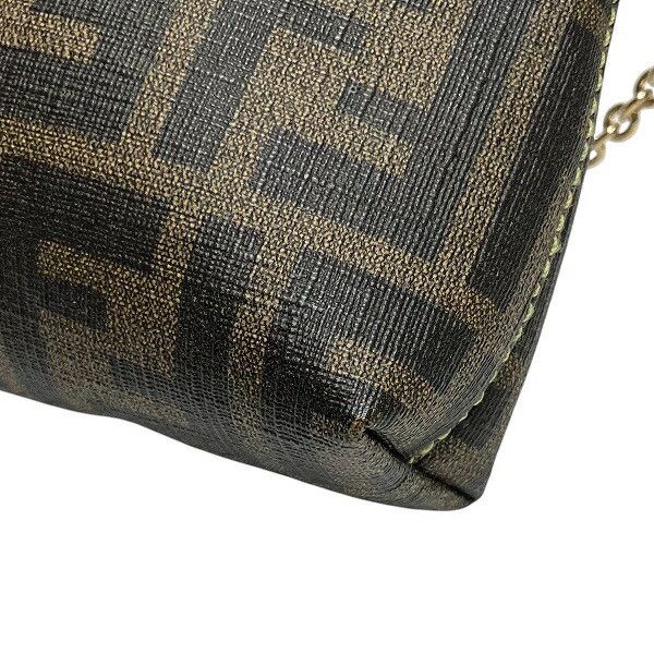 Fendi Fendi Zucca Coated Canvas Handbag Textile Handbag 8BR592 DUTY FREE for USA