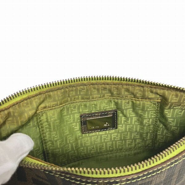 Fendi Fendi Zucca Coated Canvas Handbag Textile Handbag 8BR592 DUTY FREE for USA