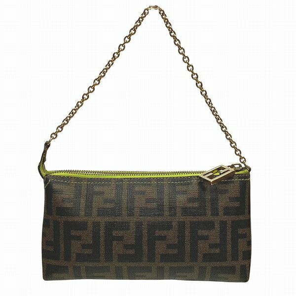 Fendi Fendi Zucca Coated Canvas Handbag Textile Handbag 8BR592 DUTY FREE for USA