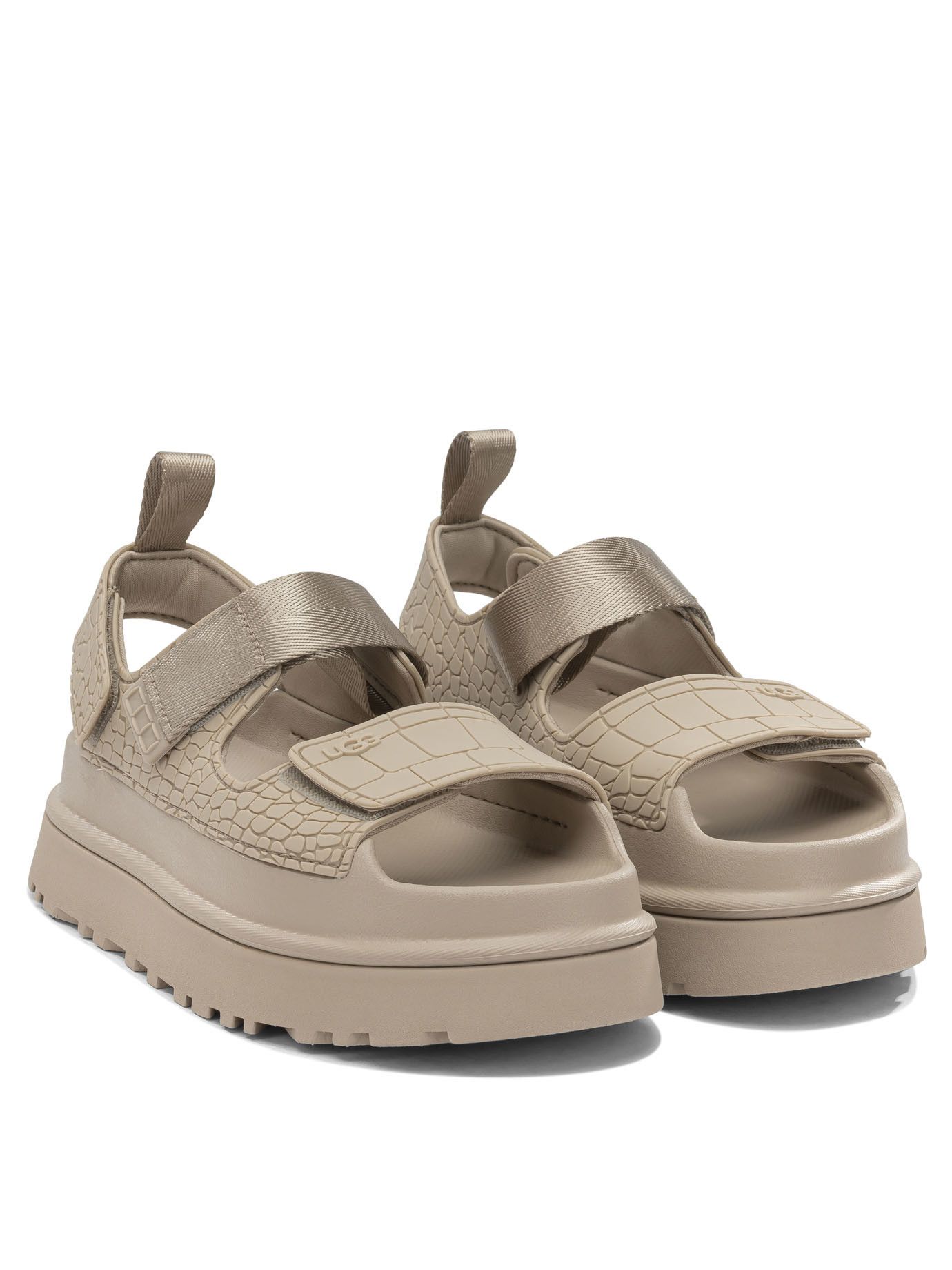 Ugg Goldenglow Embossed Low Sandals Size US 9 / IT 39 - 2 Thumbnail