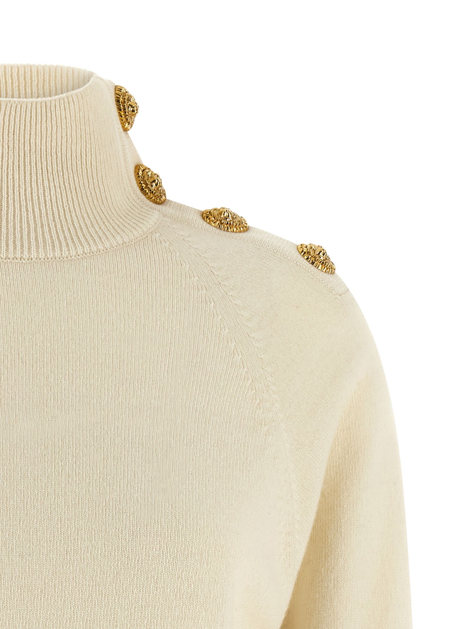 Balmain Cashmere Wool Sweater Size S / US 4 / IT 40 - 3 Thumbnail
