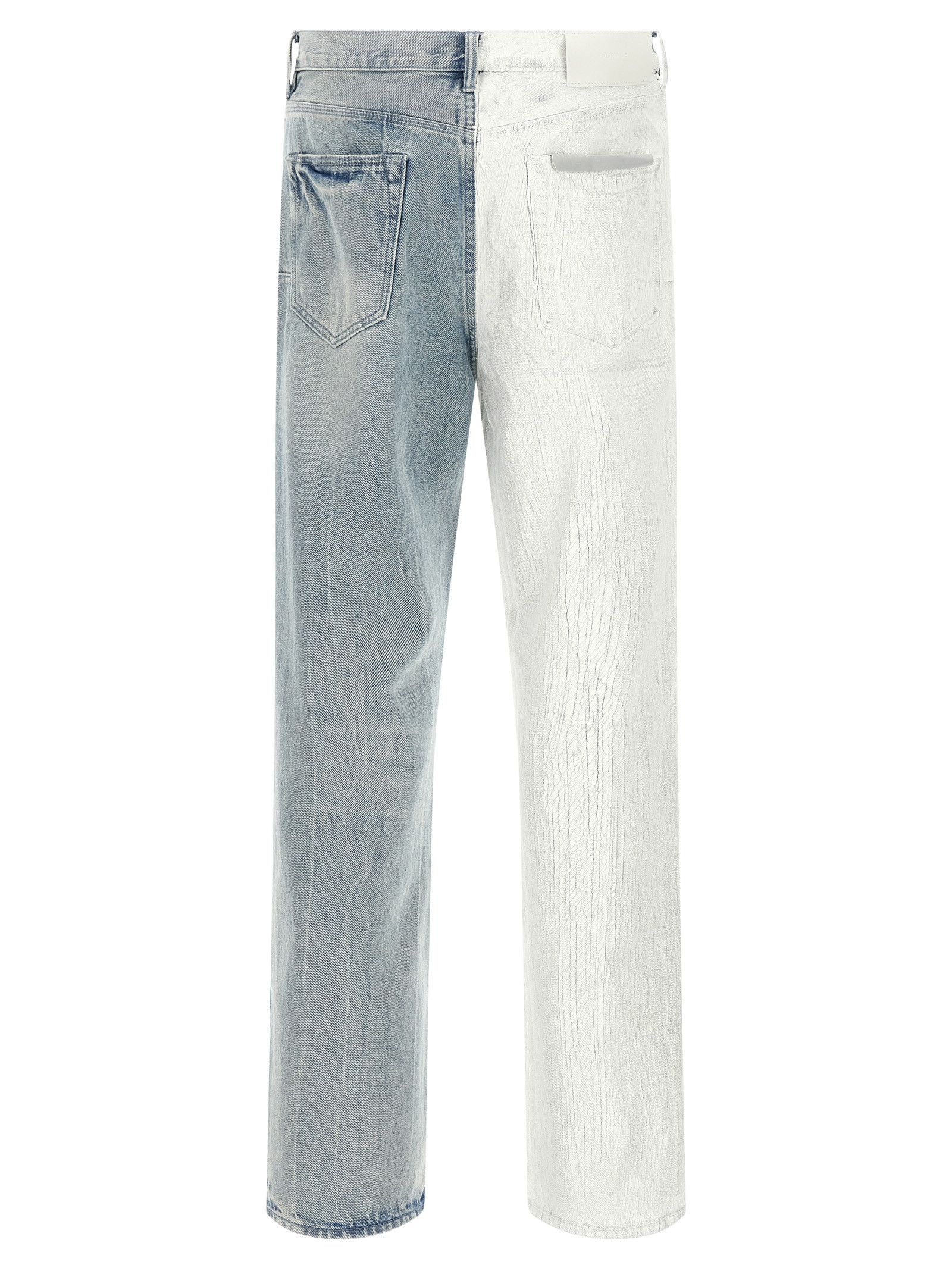 Purple 'Crackle Silver' Jeans Size US 30 / EU 46 - 2 Thumbnail