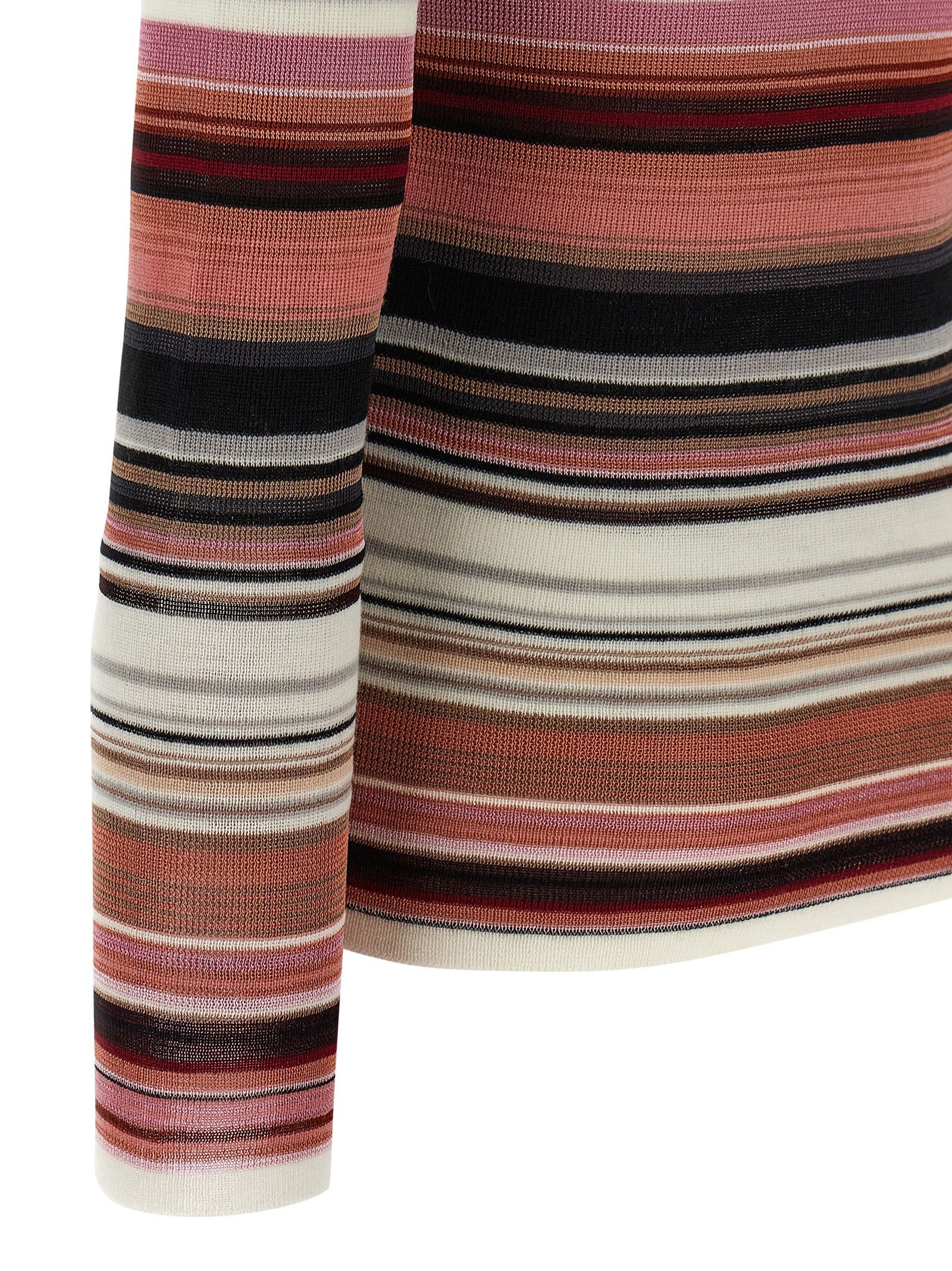 Missoni Striped Turtleneck Sweater Size XS / US 0-2 / IT 36-38 - 4 Thumbnail