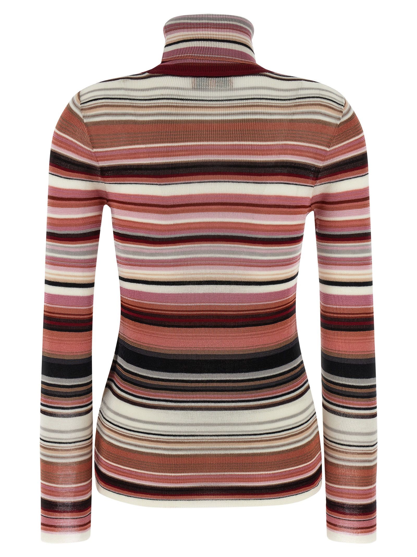 Missoni Striped Turtleneck Sweater Size S / US 4 / IT 40 - 2 Thumbnail