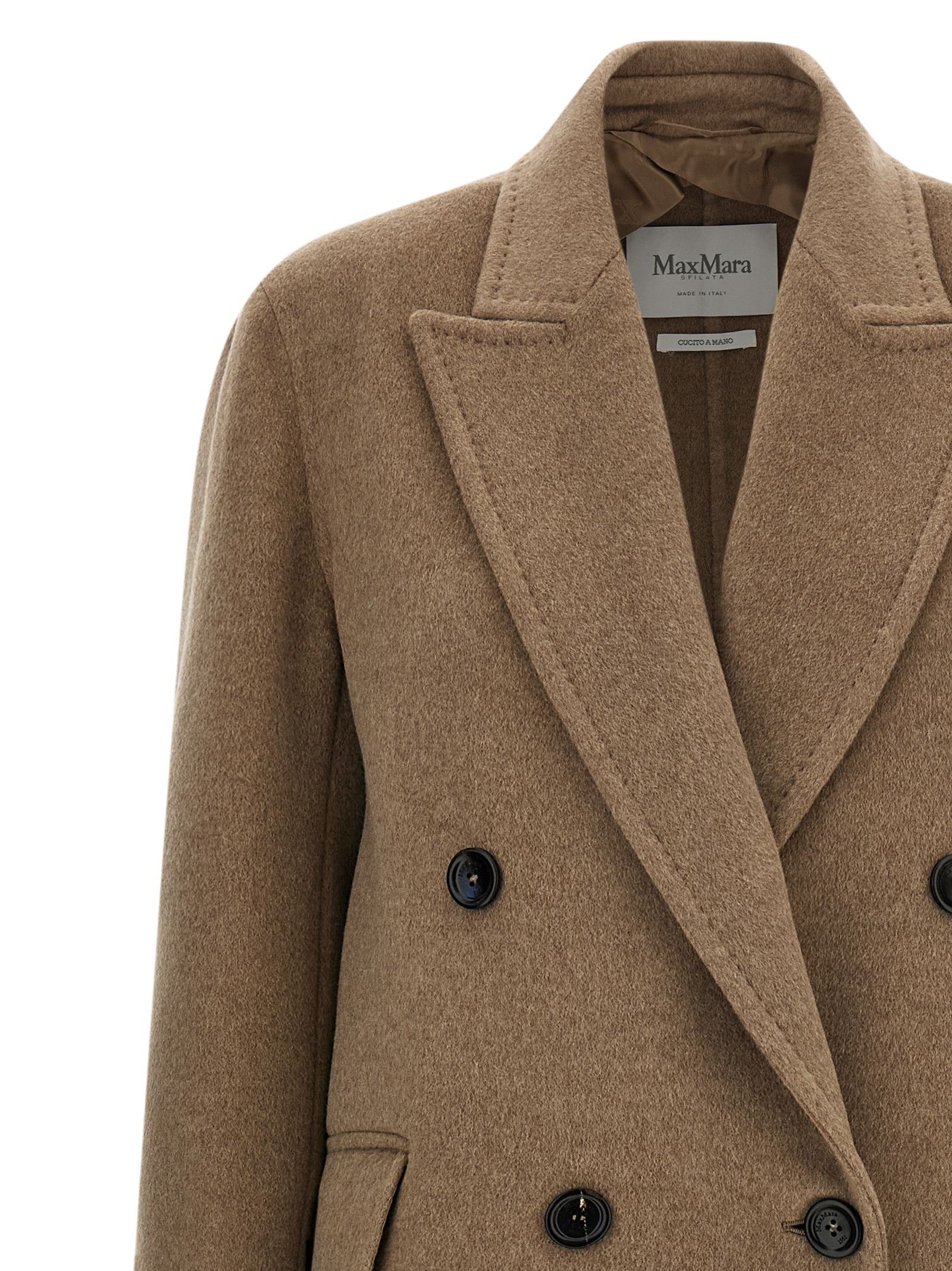Max Mara 'Armonia1234' Long Coat Size XS / US 0-2 / IT 36-38 - 3 Thumbnail