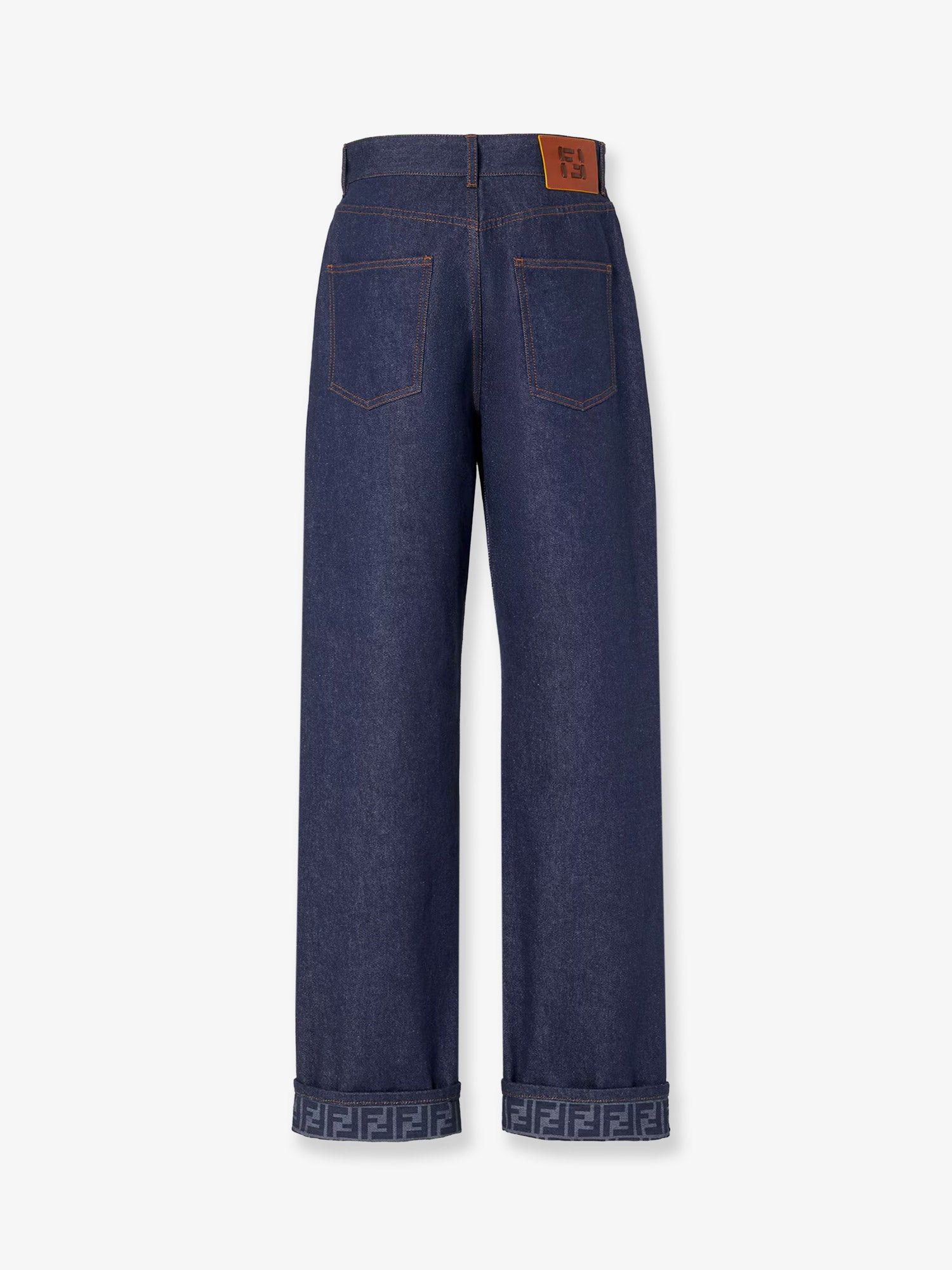 Fendi Fendi Blue denim jeans with FF detail on the bottom Tag Size IT 38 Women - USA Tariffs Included Size 26" / US 2 / IT 38 - 2 Thumbnail