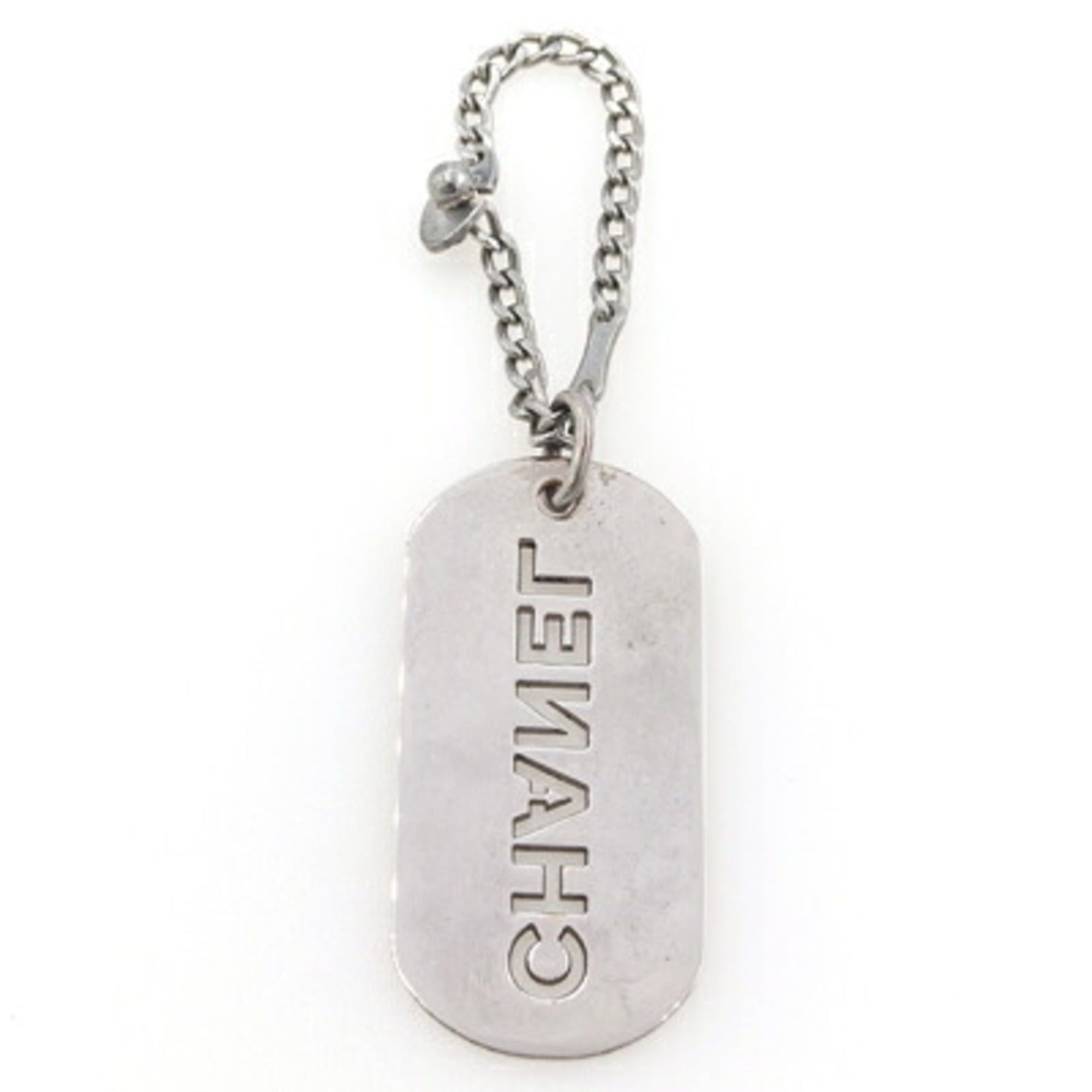 Chanel Chanel Accessory Bag Charm A25216 Silver Metal Keychain Key Ring Plate Women's CHANEL Size ONE SIZE - 2 Thumbnail