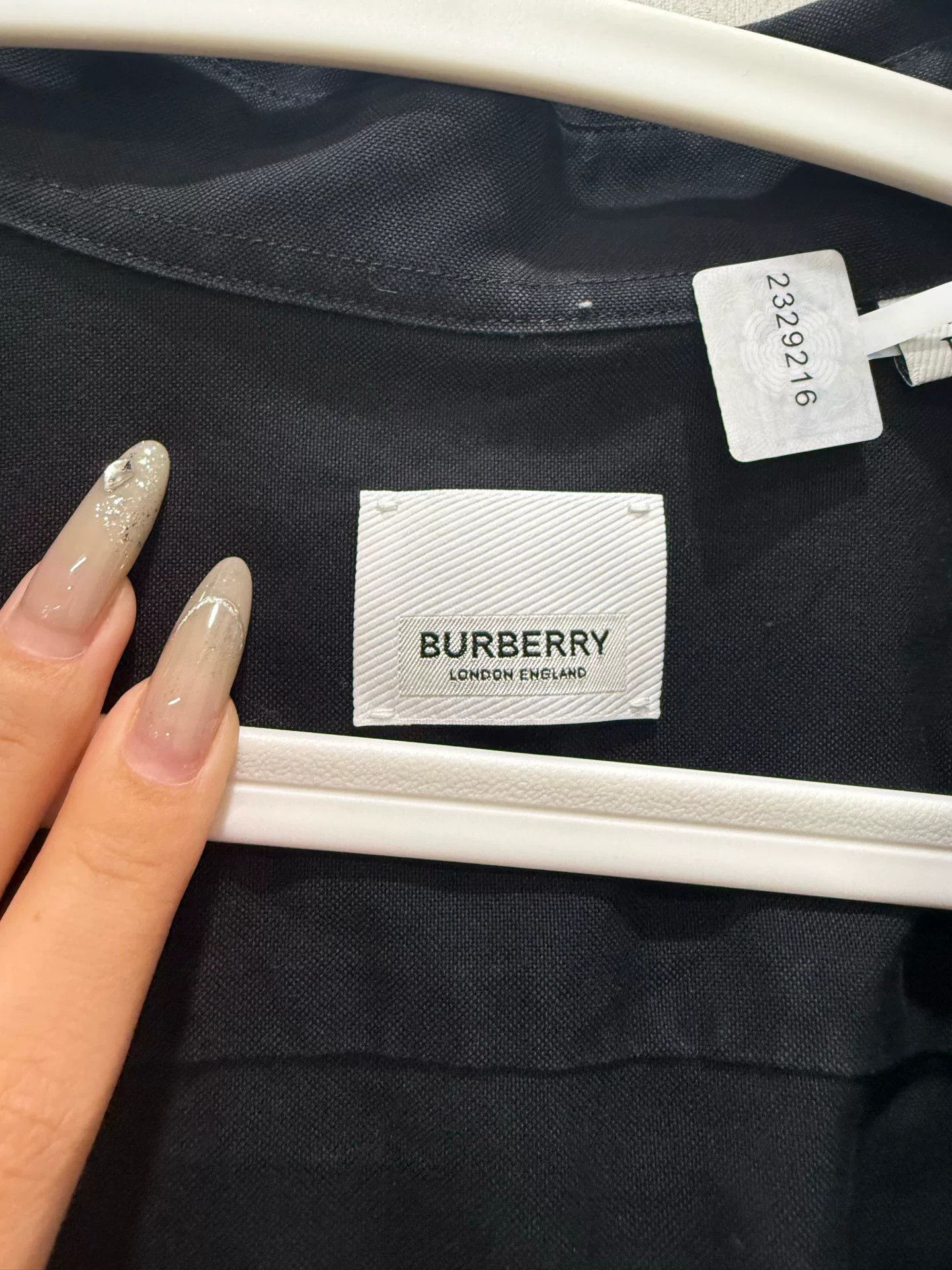Burberry Burberry Black Long-Sleeve Shirt XL Size US XL / EU 56 / 4 - 2 Thumbnail