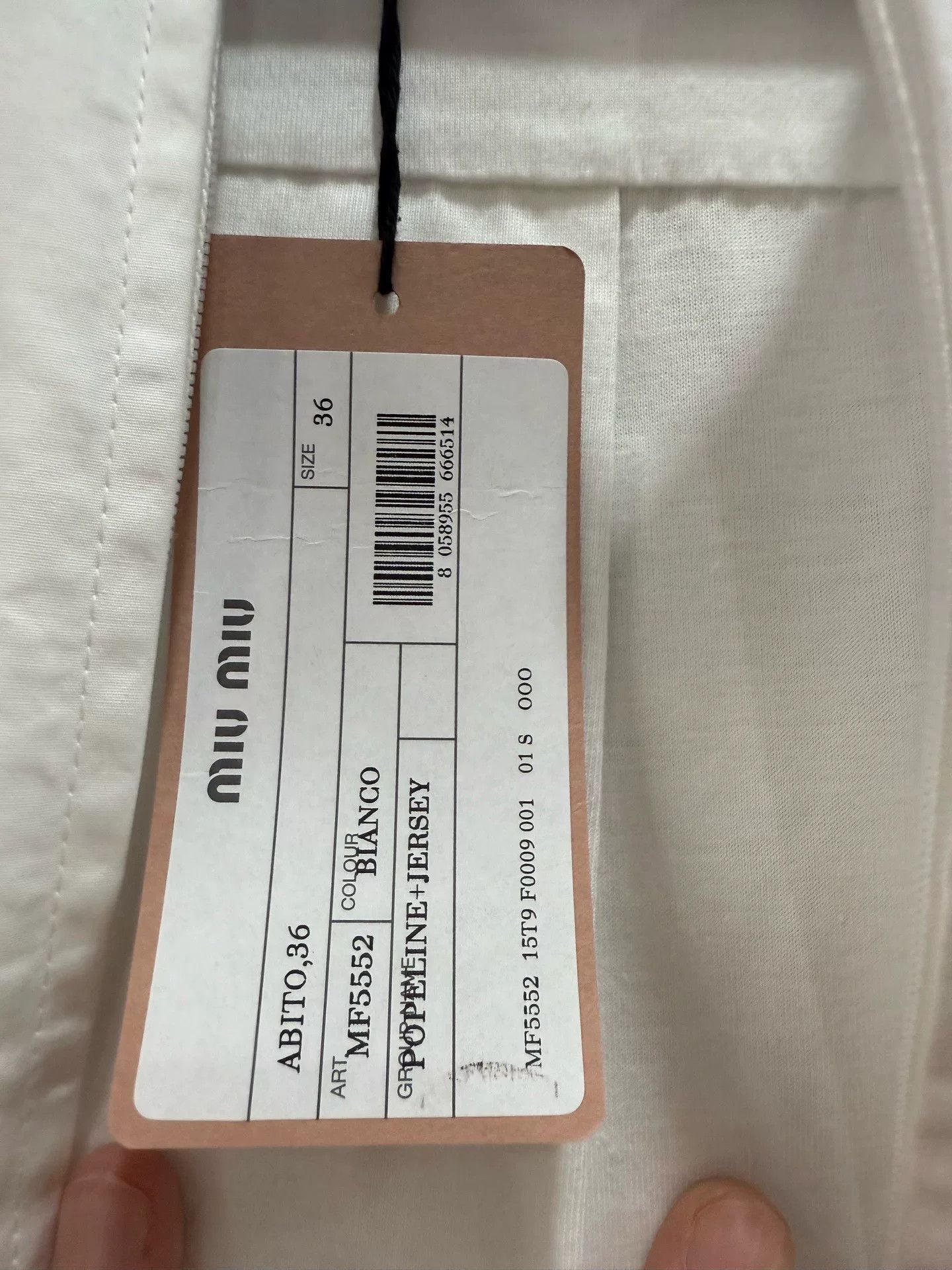 Miu Miu Miu Miu White Shirt Coat Size XS / US 0-2 / IT 36-38 - 8 Thumbnail