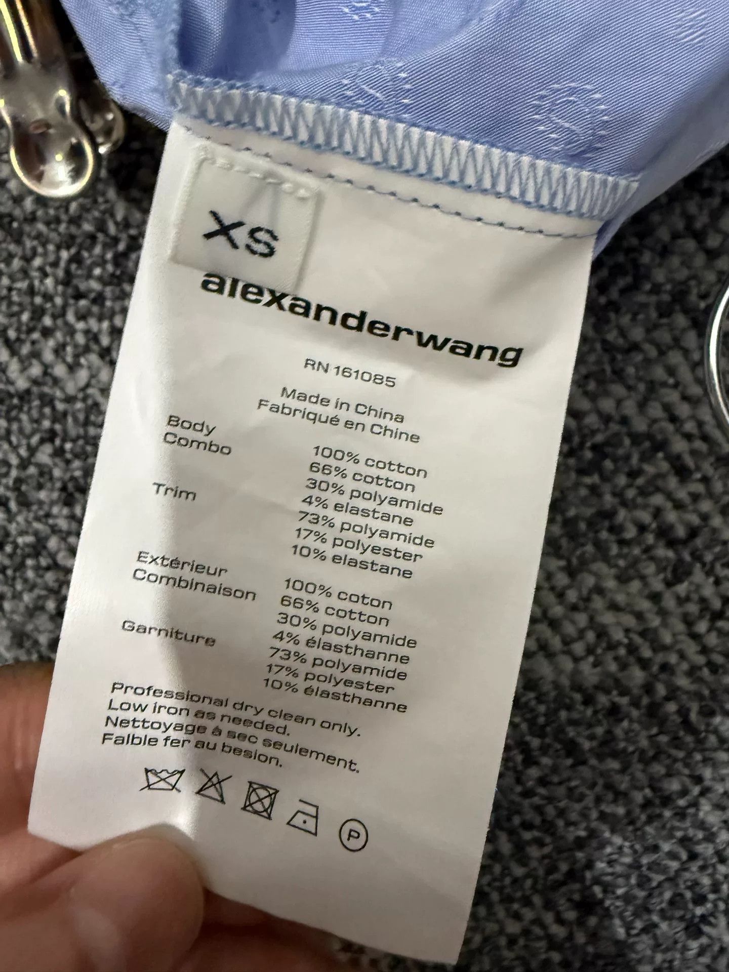 Alexander Wang Alexander Wang Blue High-Waist Shorts XS Size 32" / US 10 / IT 46 - 5 Thumbnail